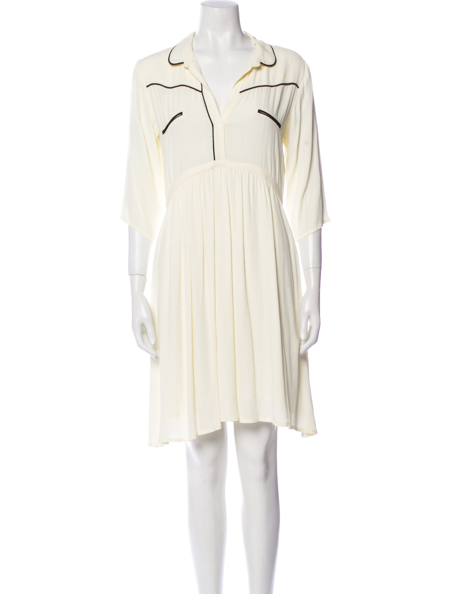 BA&SH V-Neck Mini Dress