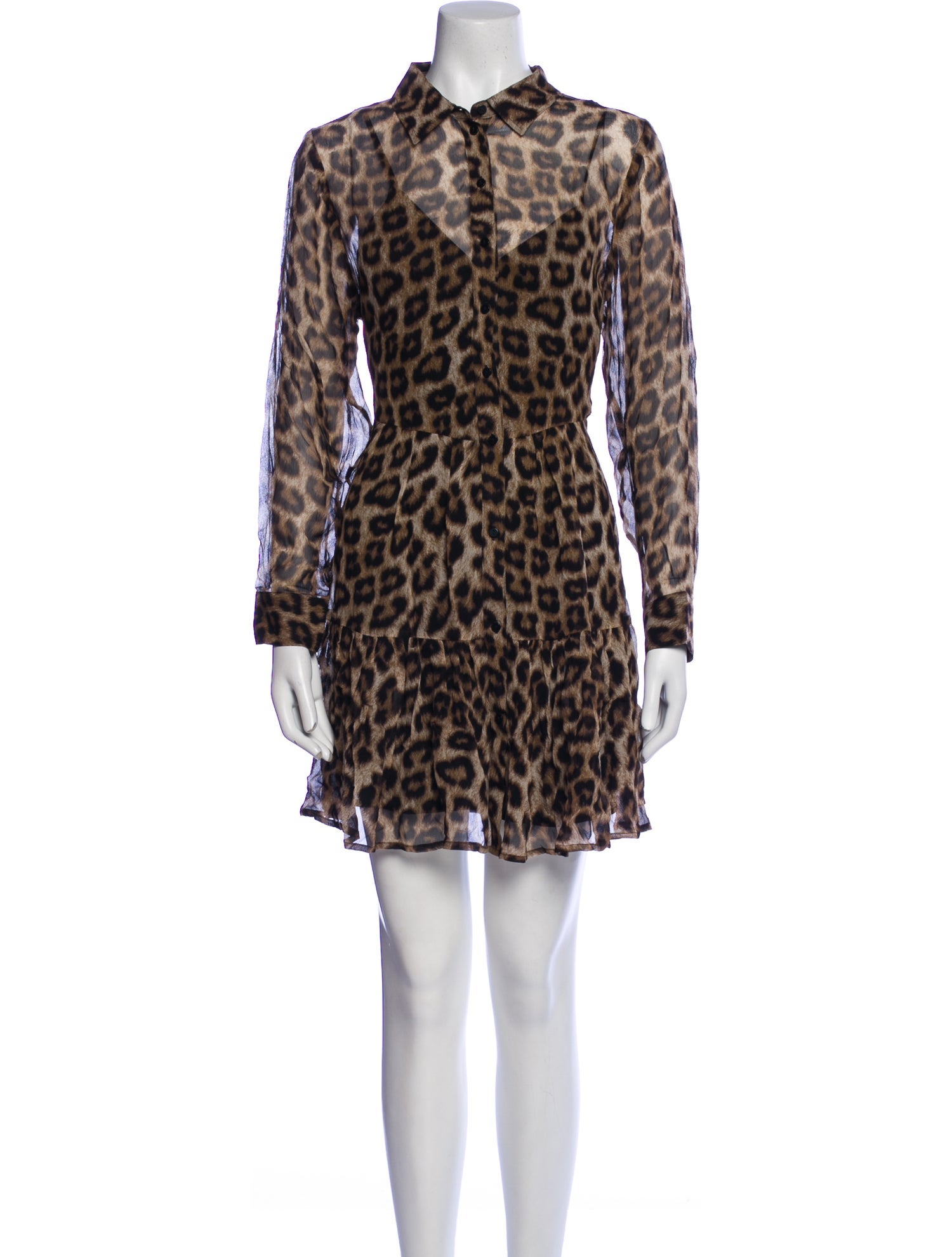 BA&SH Animal Print Mini Dress w/ Tags