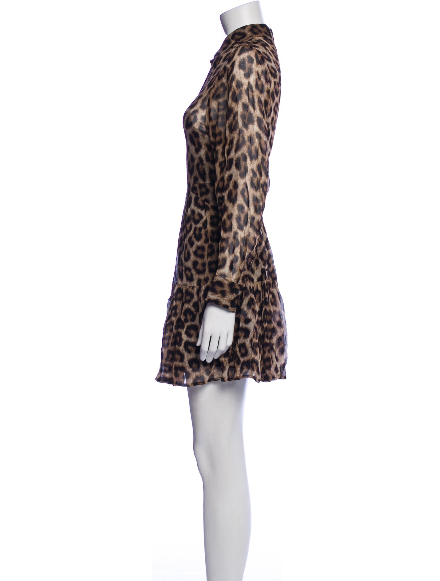 BA&SH Animal Print Mini Dress w/ Tags