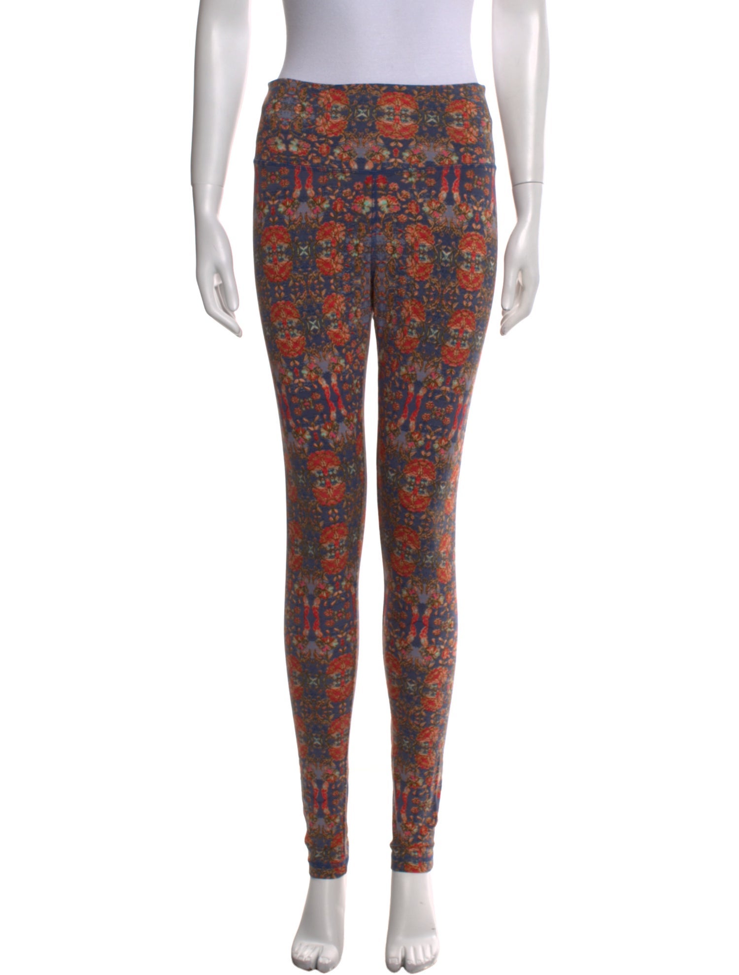 BA&SH Floral Print Skinny Leg Pants