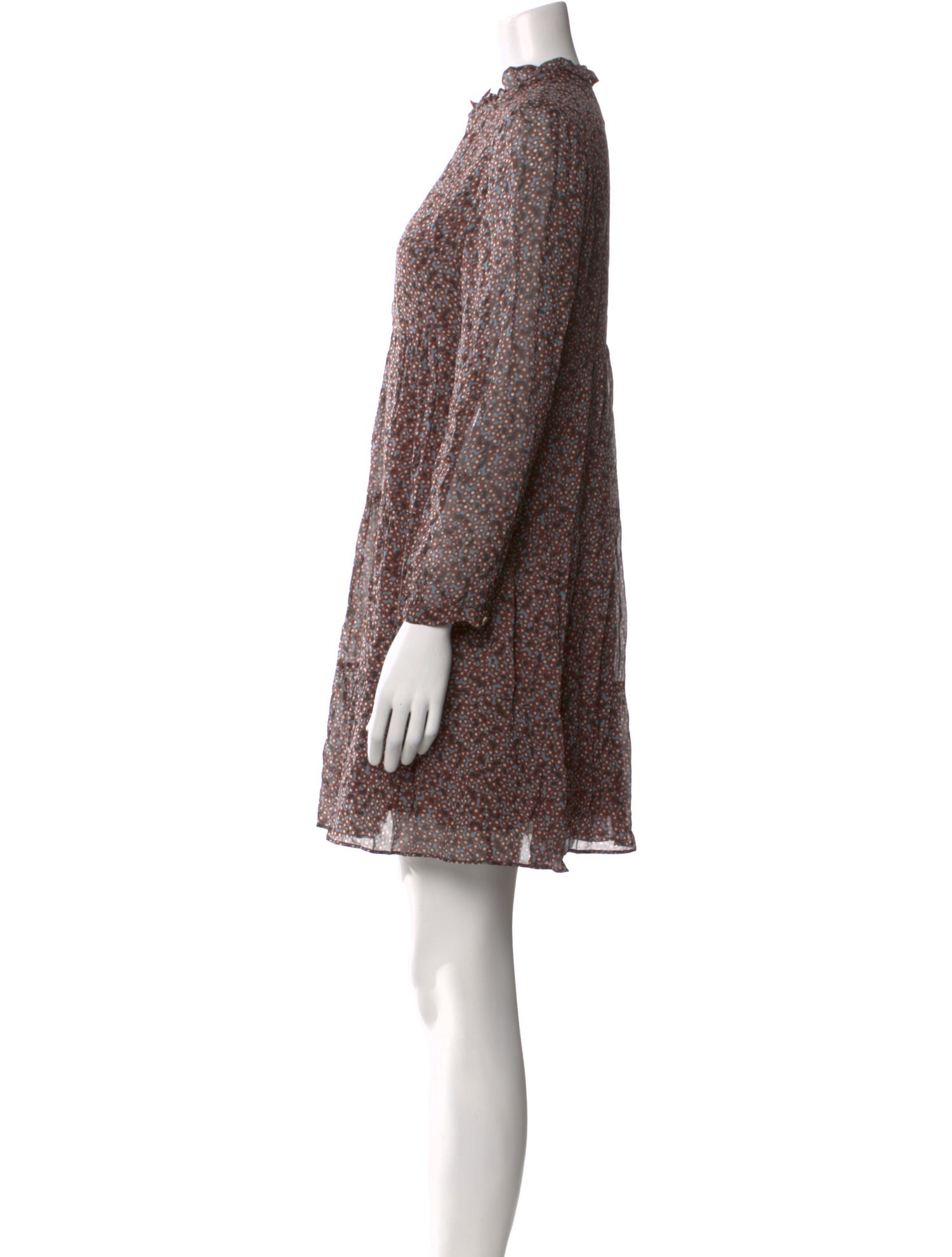 BA&SH Printed Mini Dress