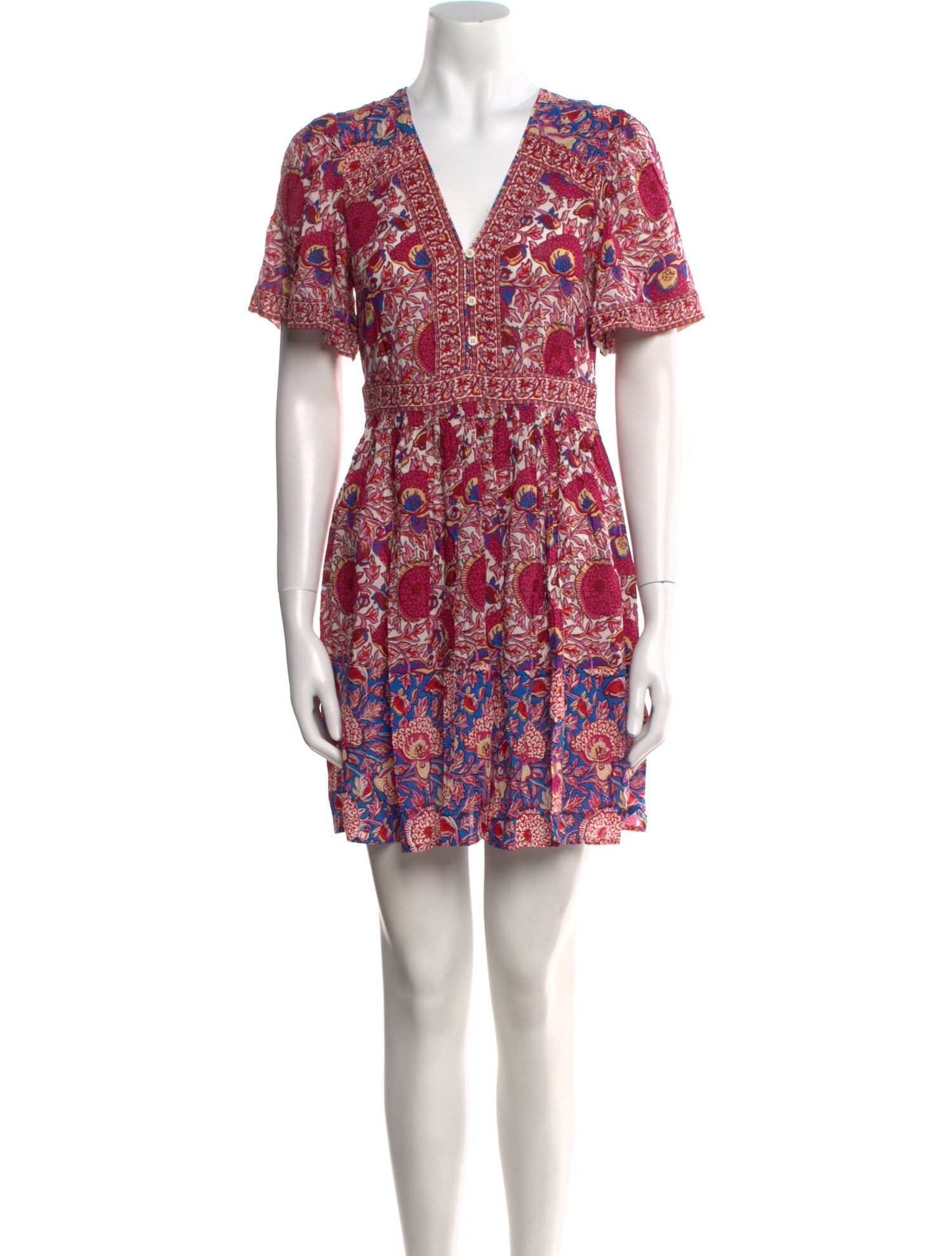 BA&SH Printed Mini Dress