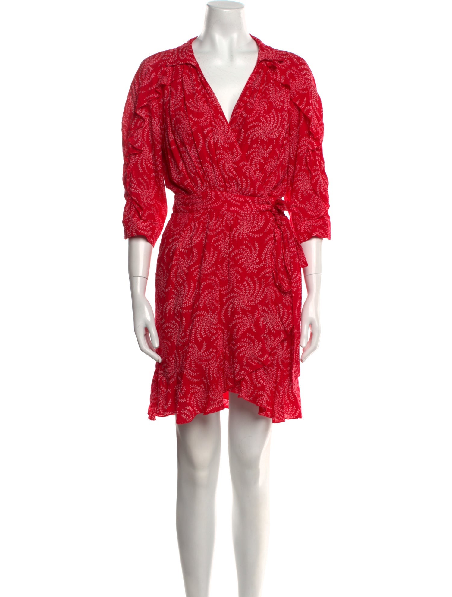 BA&SH Printed Mini Dress