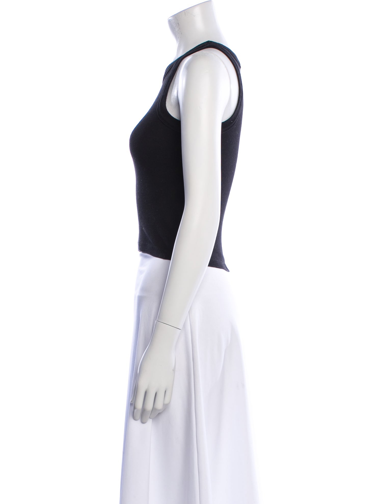 BA&SH Scoop Neck Sleeveless Crop Top