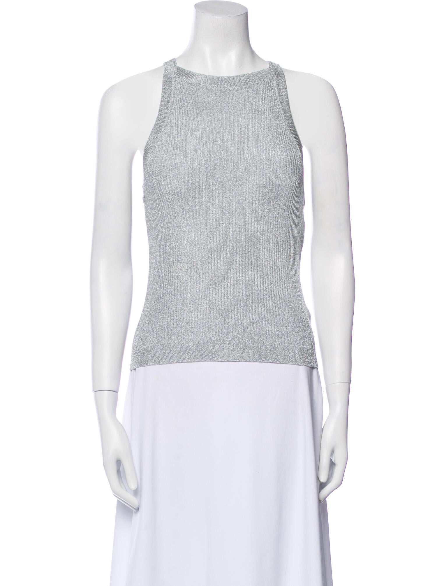 BA&SH Crew Neck Sleeveless Crop Top w/ Tags