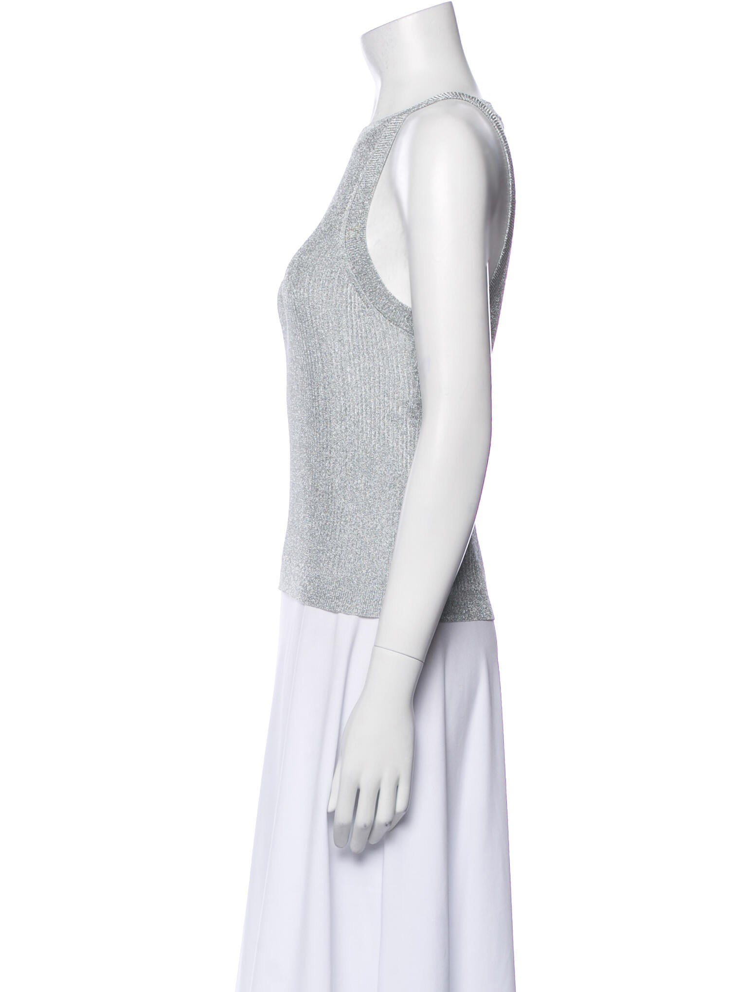 BA&SH Crew Neck Sleeveless Crop Top w/ Tags