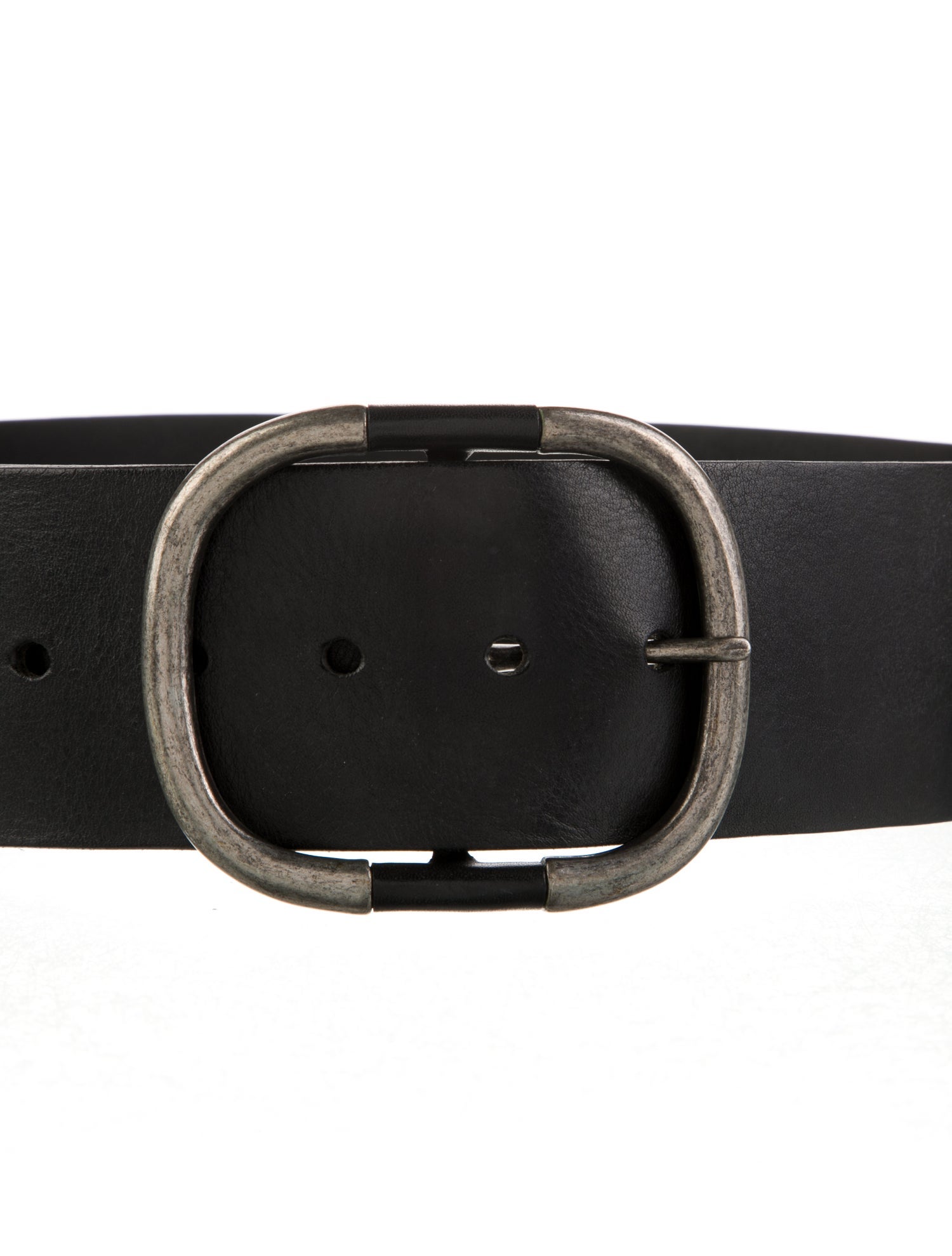 BA&SH Wide Leather Waist Belt