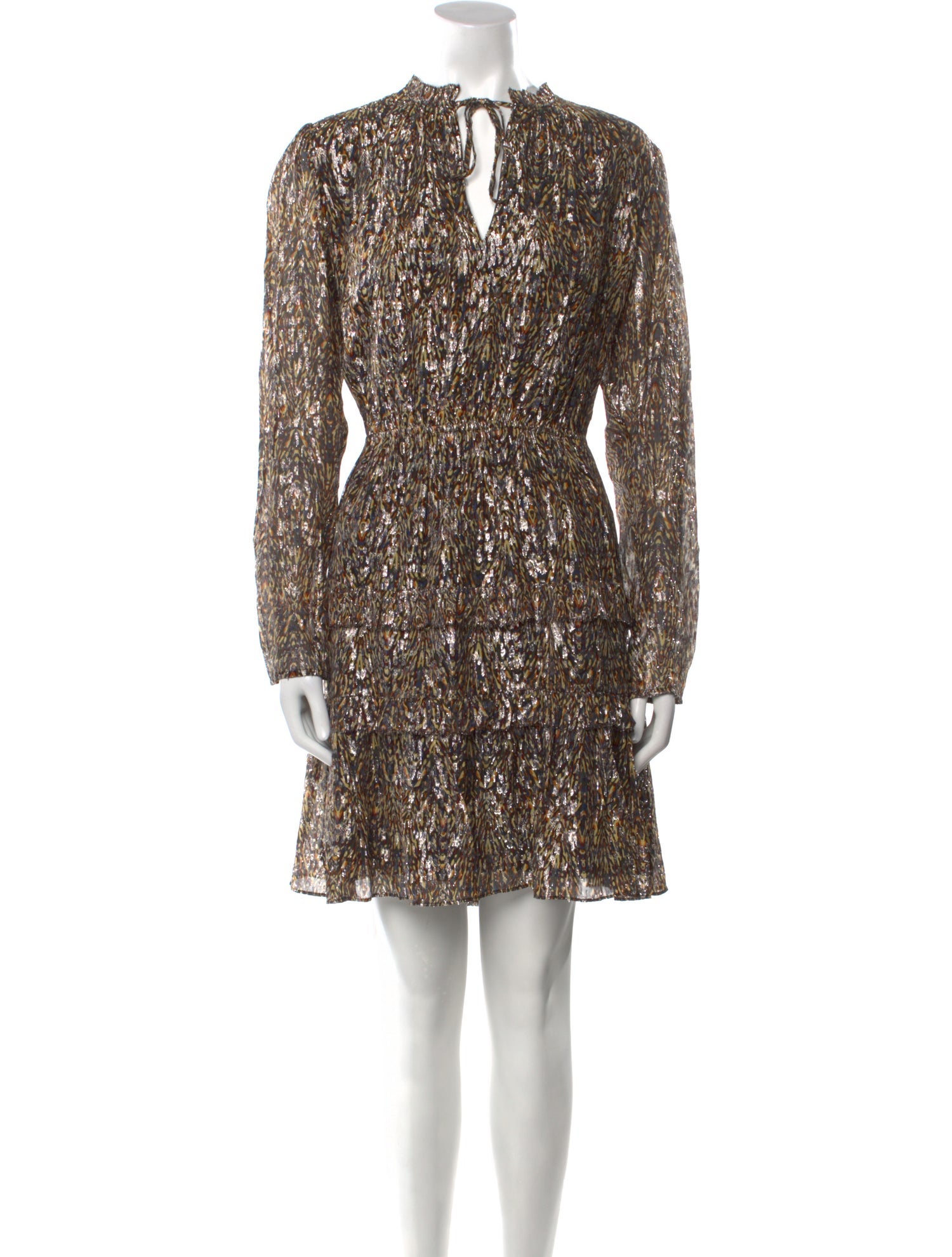 BA&SH Printed Mini Dress