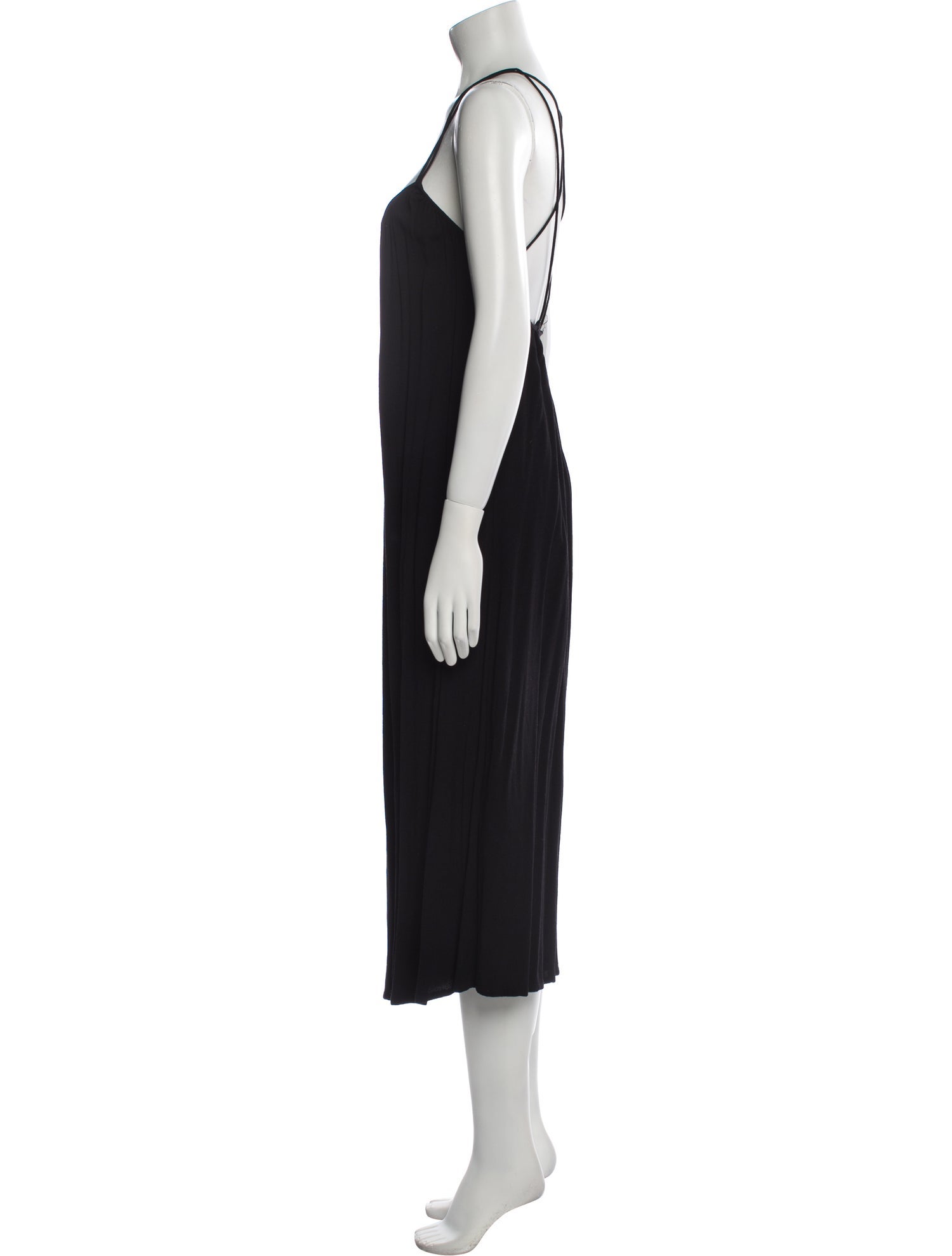 BA&SH Scoop Neck Midi Length Dress