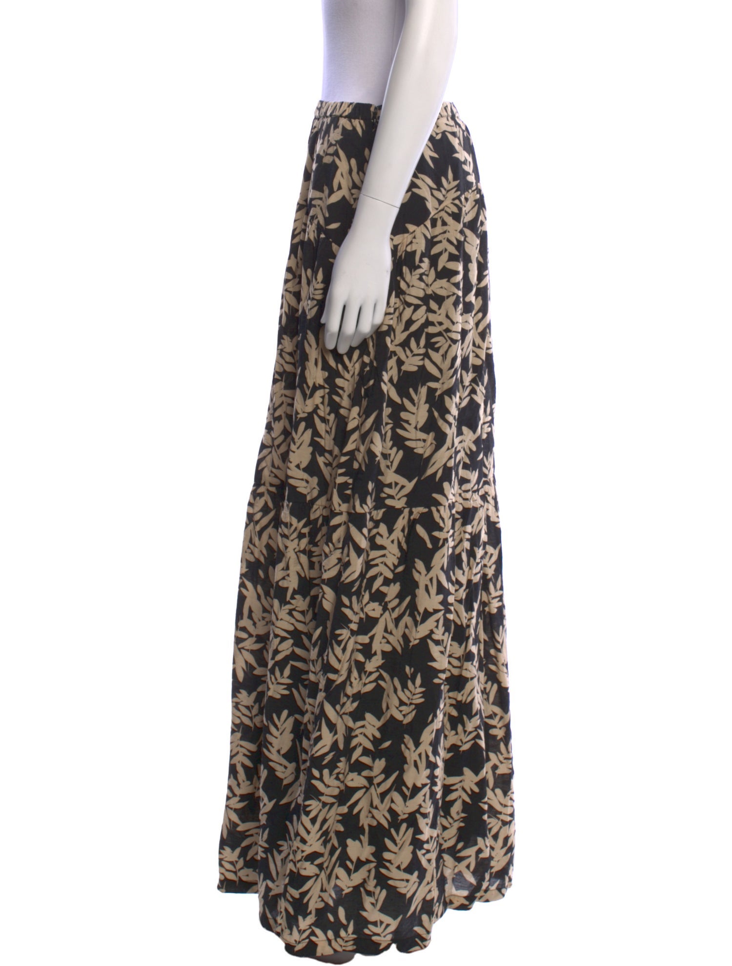 BA&SH Printed Long Skirt