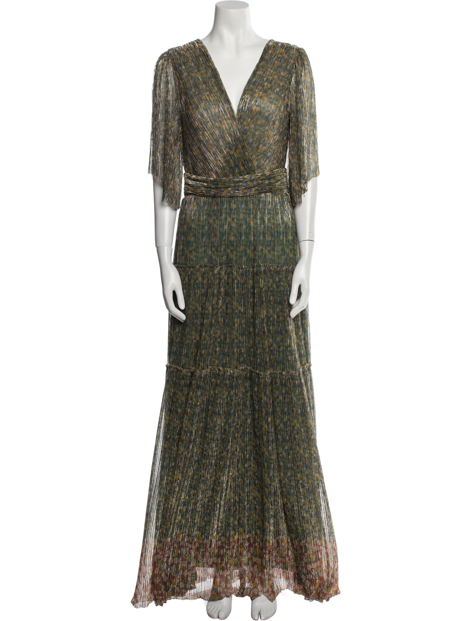BA&SH Printed Long Dress