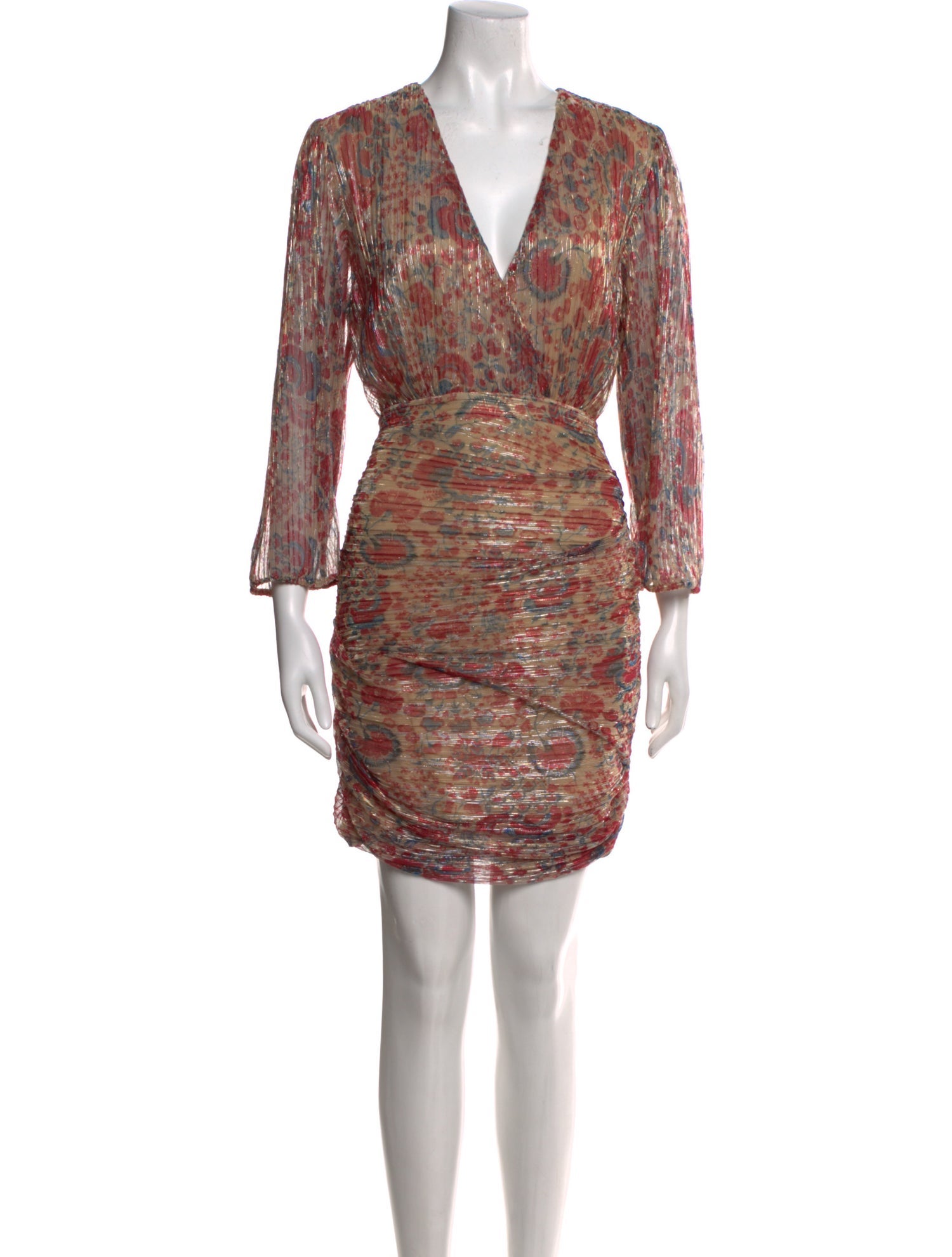 BA&SH Printed Mini Dress w/ Tags