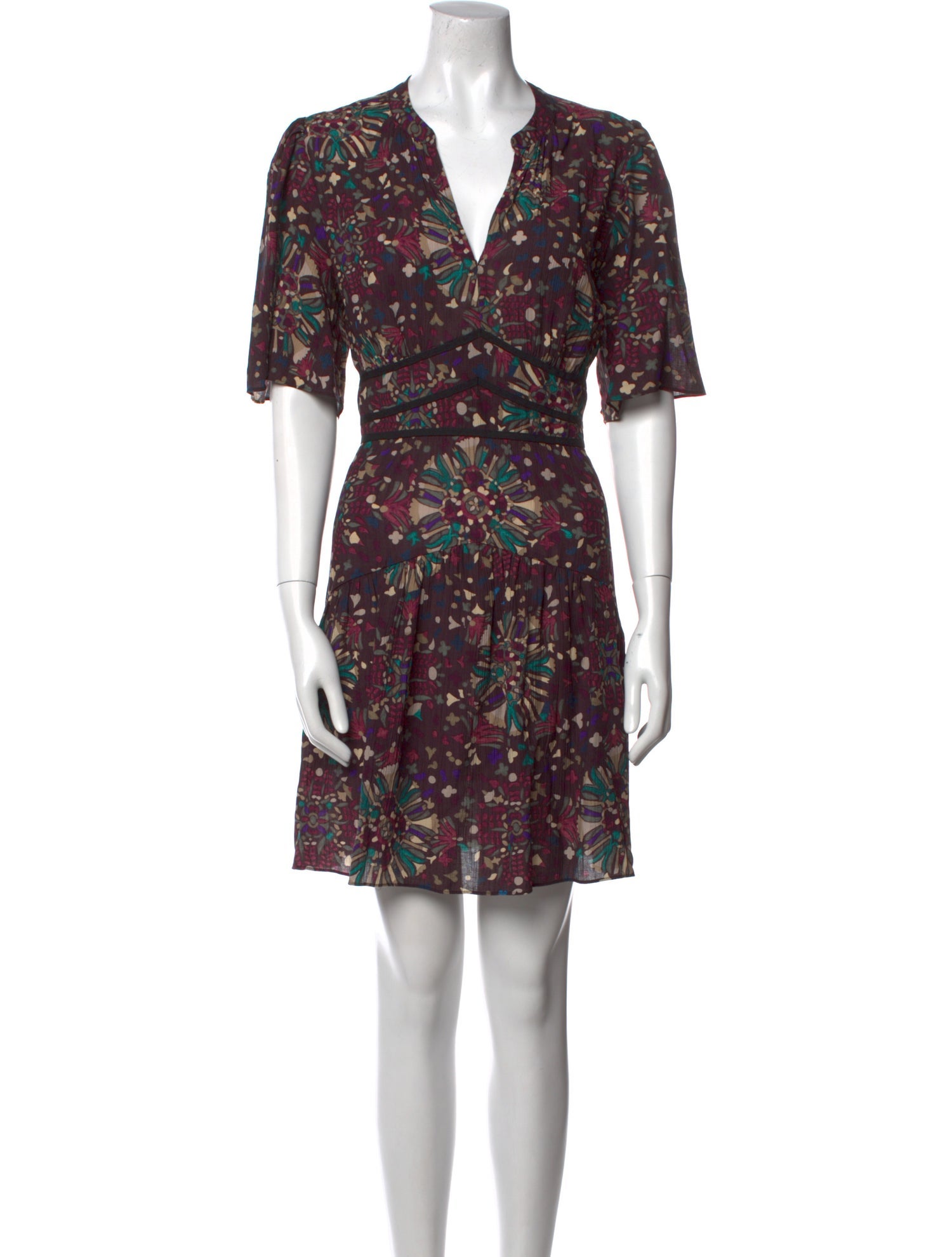 BA&SH Printed Mini Dress