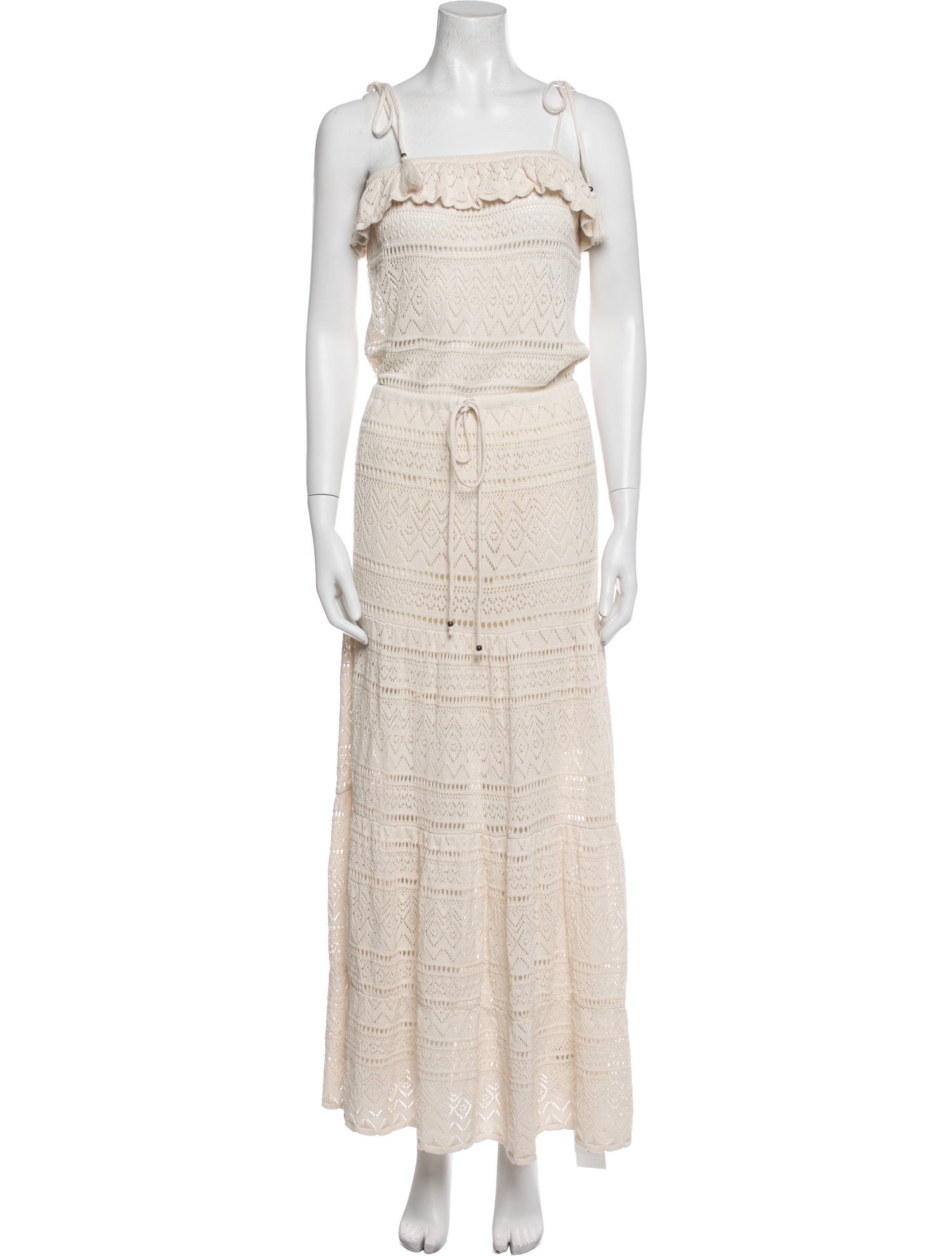 BA&SH Square Neckline Long Dress