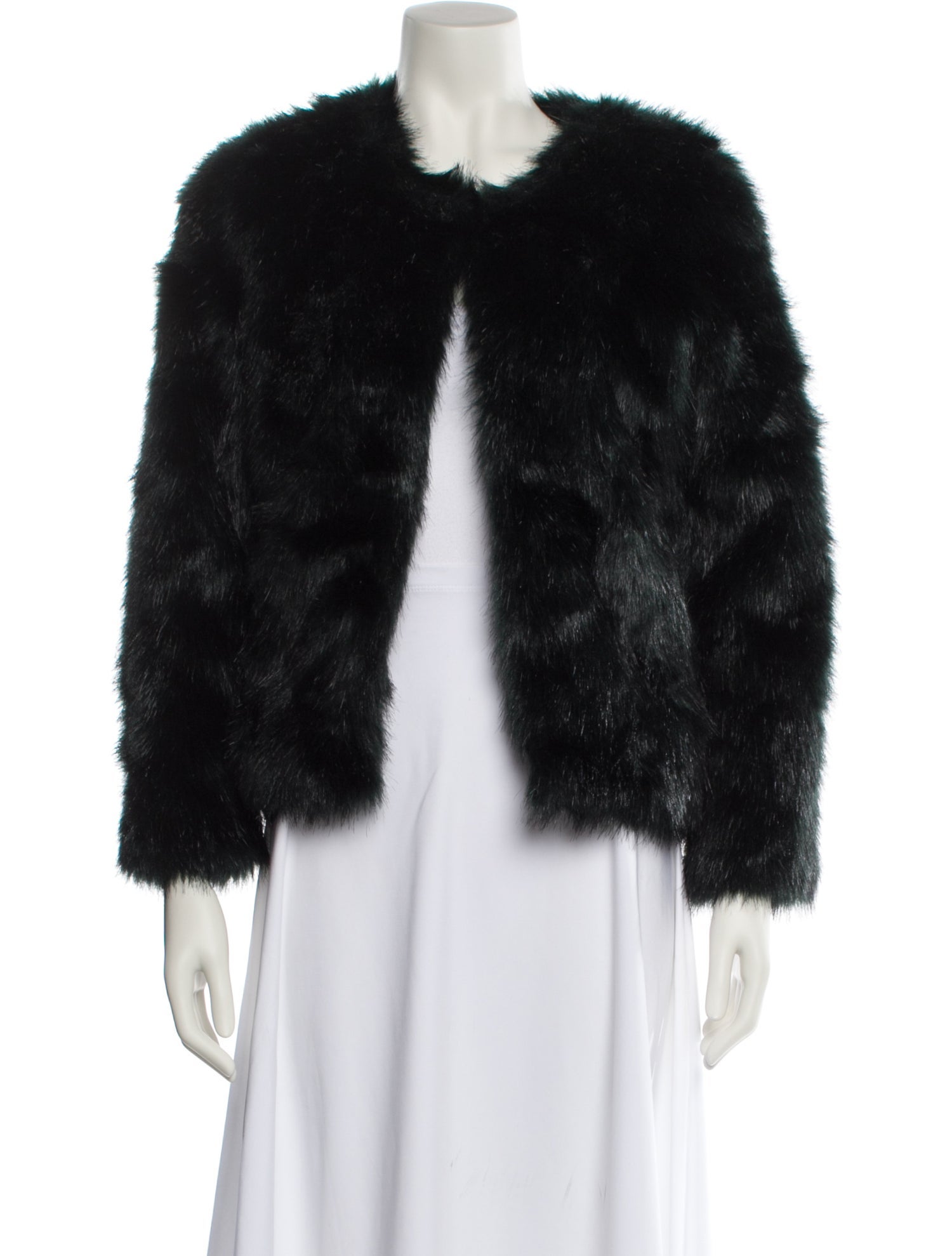 BA&SH Faux Fur Jacket
