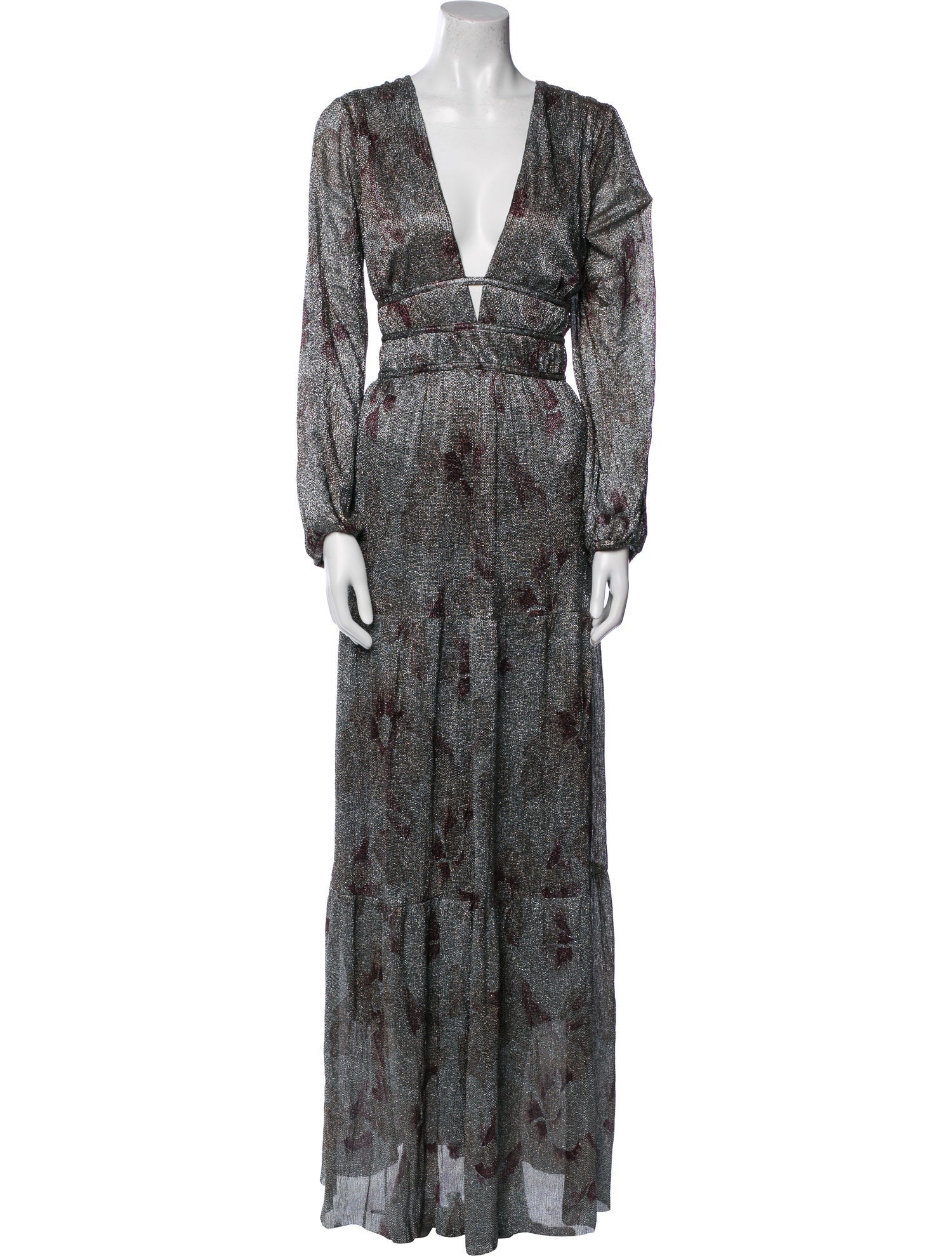 BA&SH Paisley Print Long Dress w/ Tags