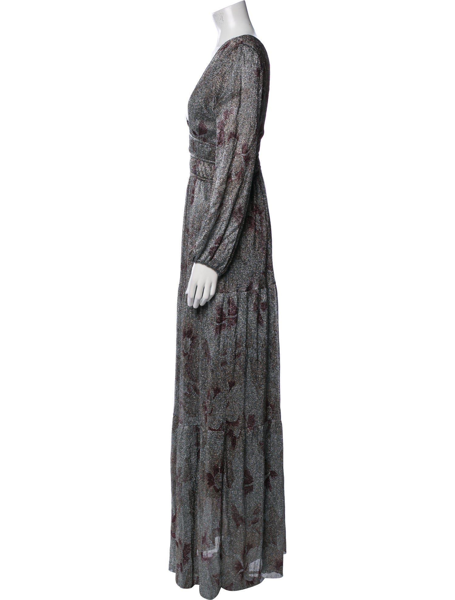 BA&SH Paisley Print Long Dress w/ Tags