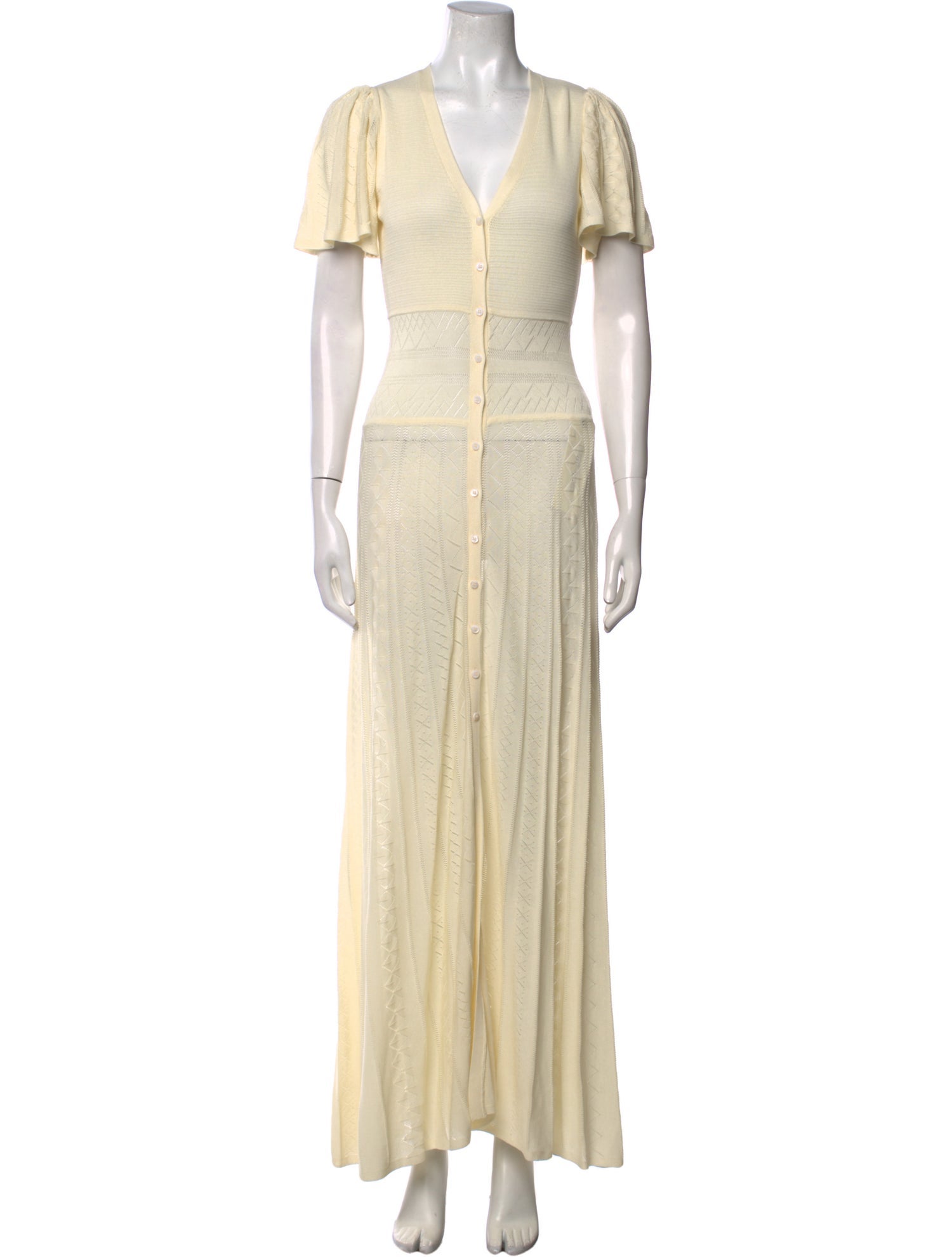 BA&SH V-Neck Long Dress w/ Tags