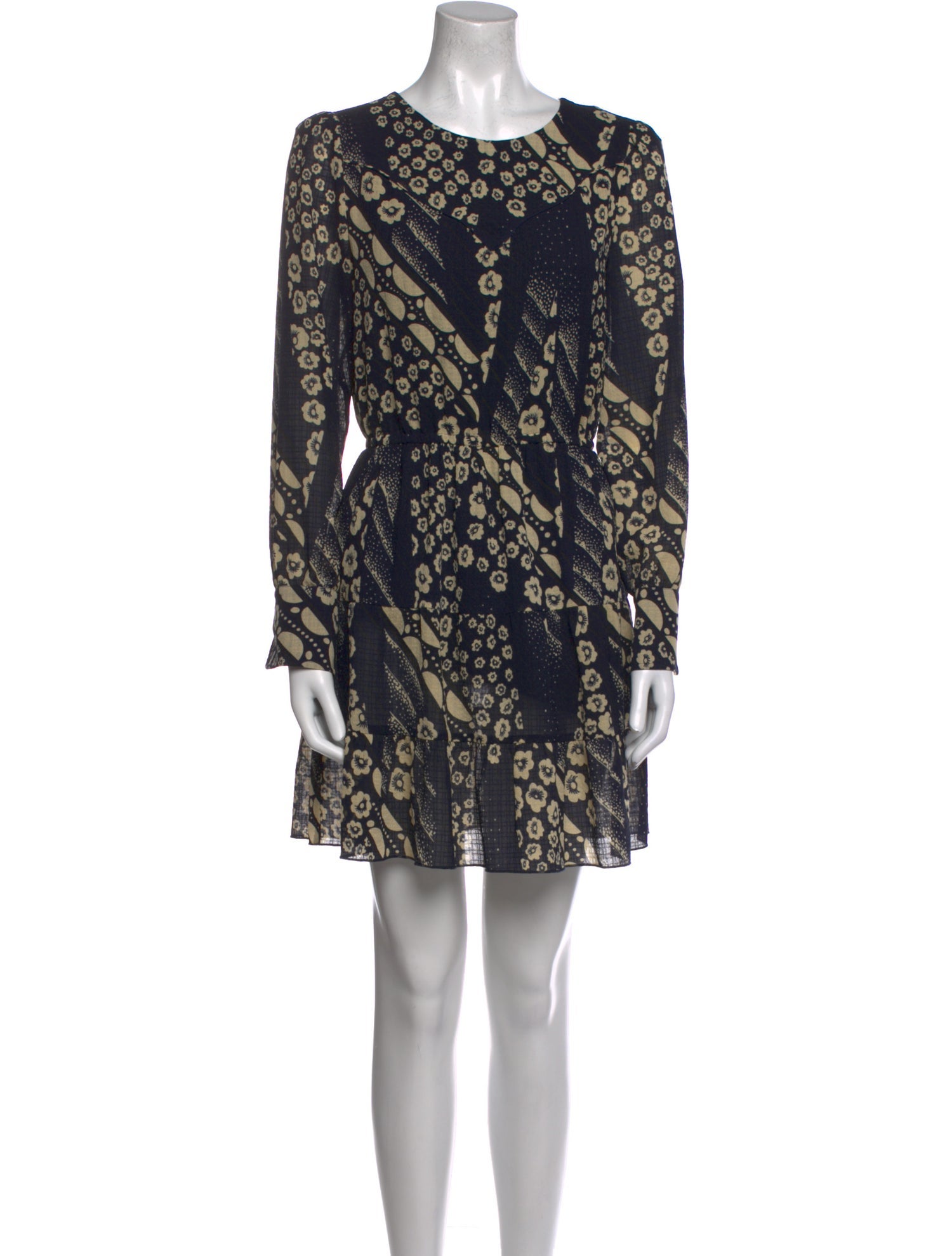 BA&SH Printed Mini Dress