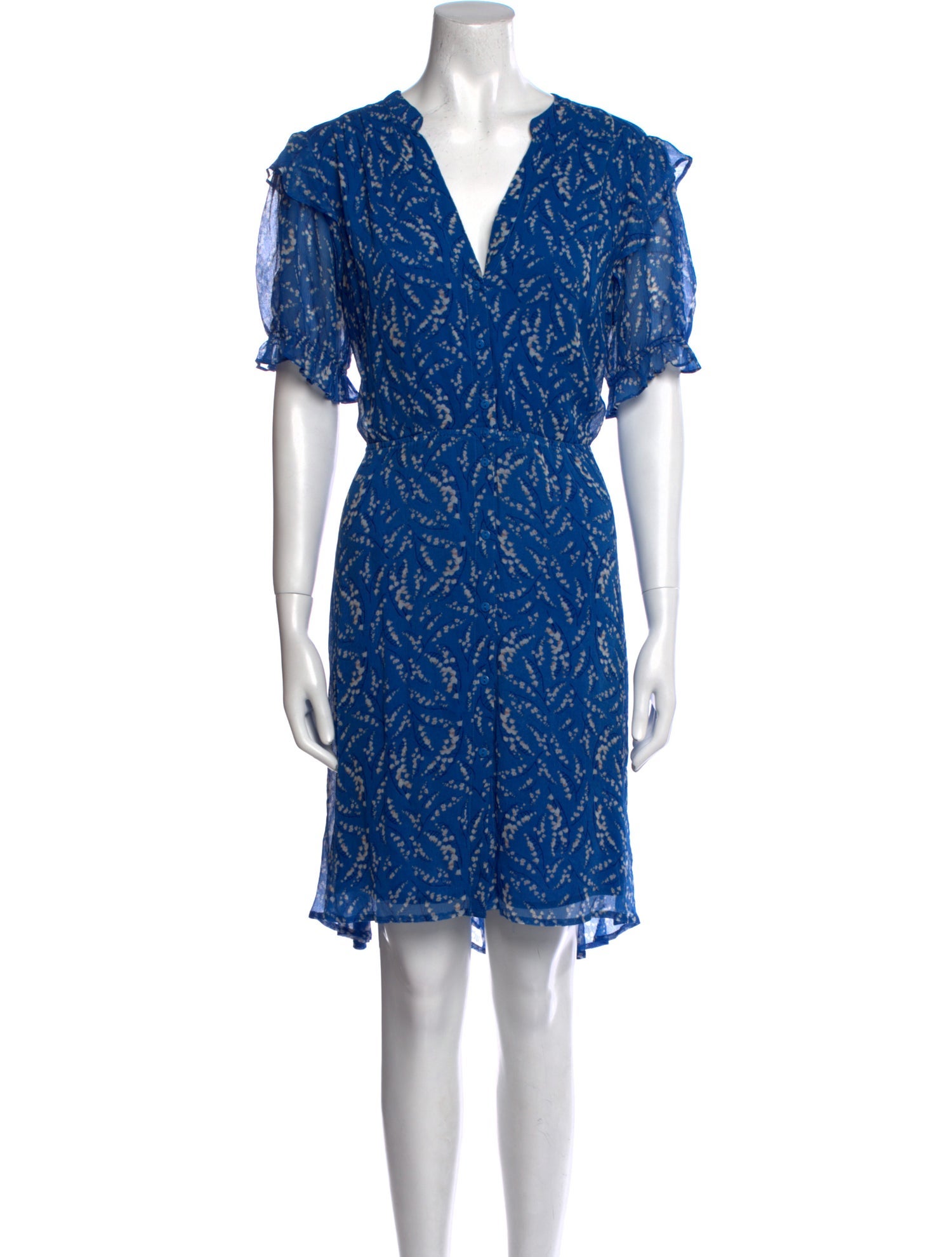 BA&SH Printed Knee-Length Dress