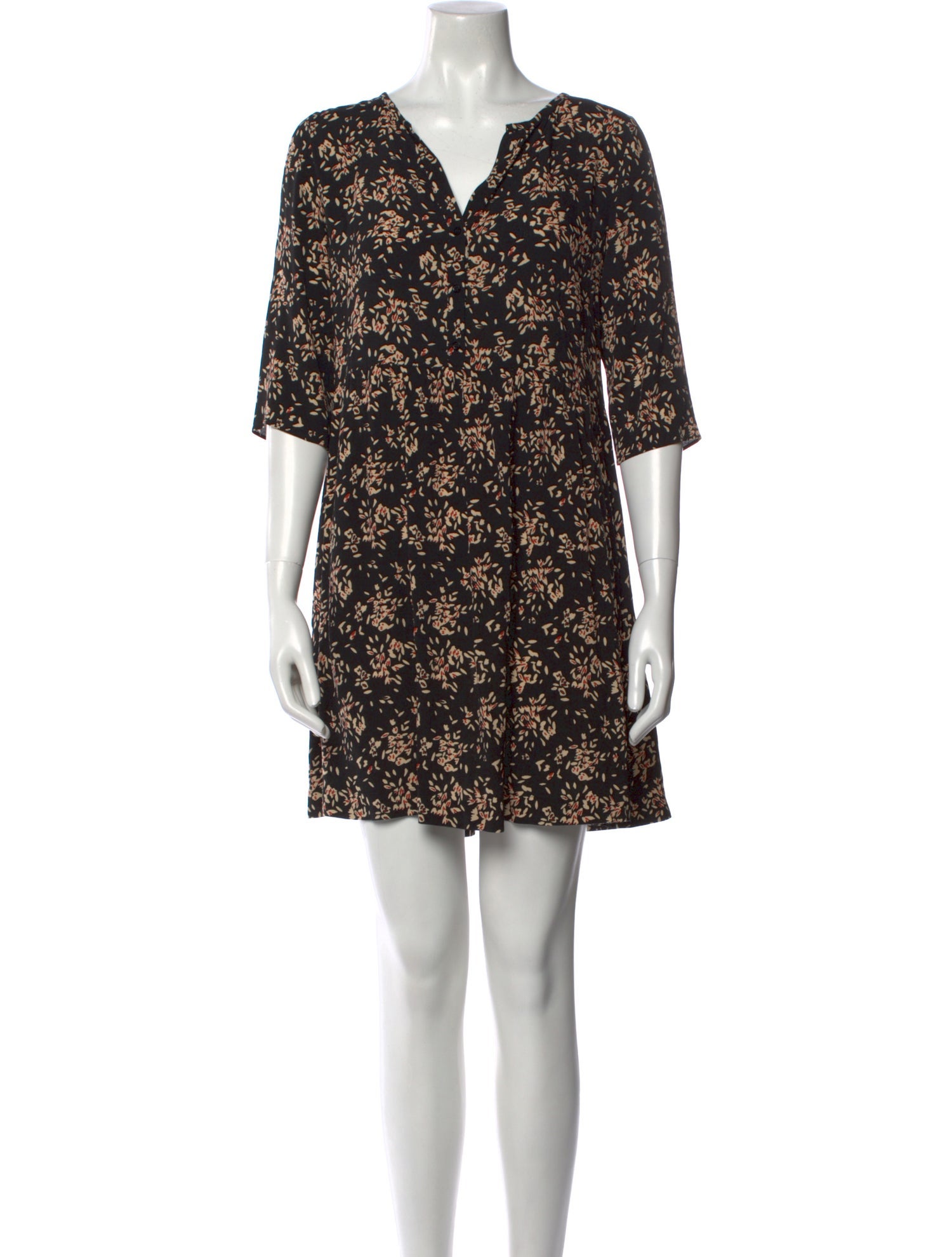 BA&SH Printed Mini Dress