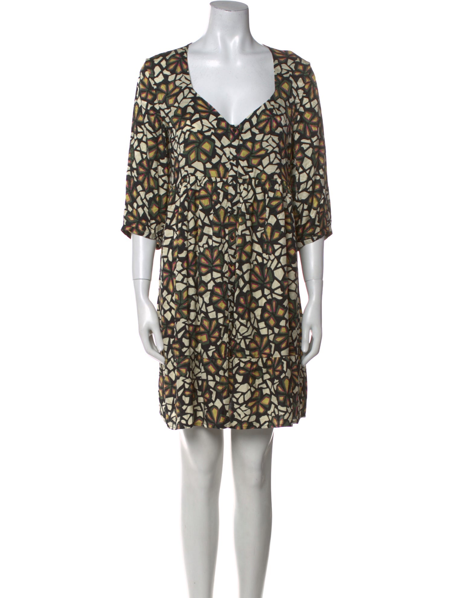 BA&SH Printed Mini Dress