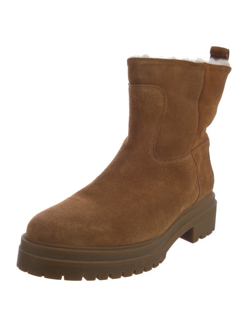 BA&SH Suede Combat Boots