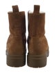 BA&SH Suede Combat Boots