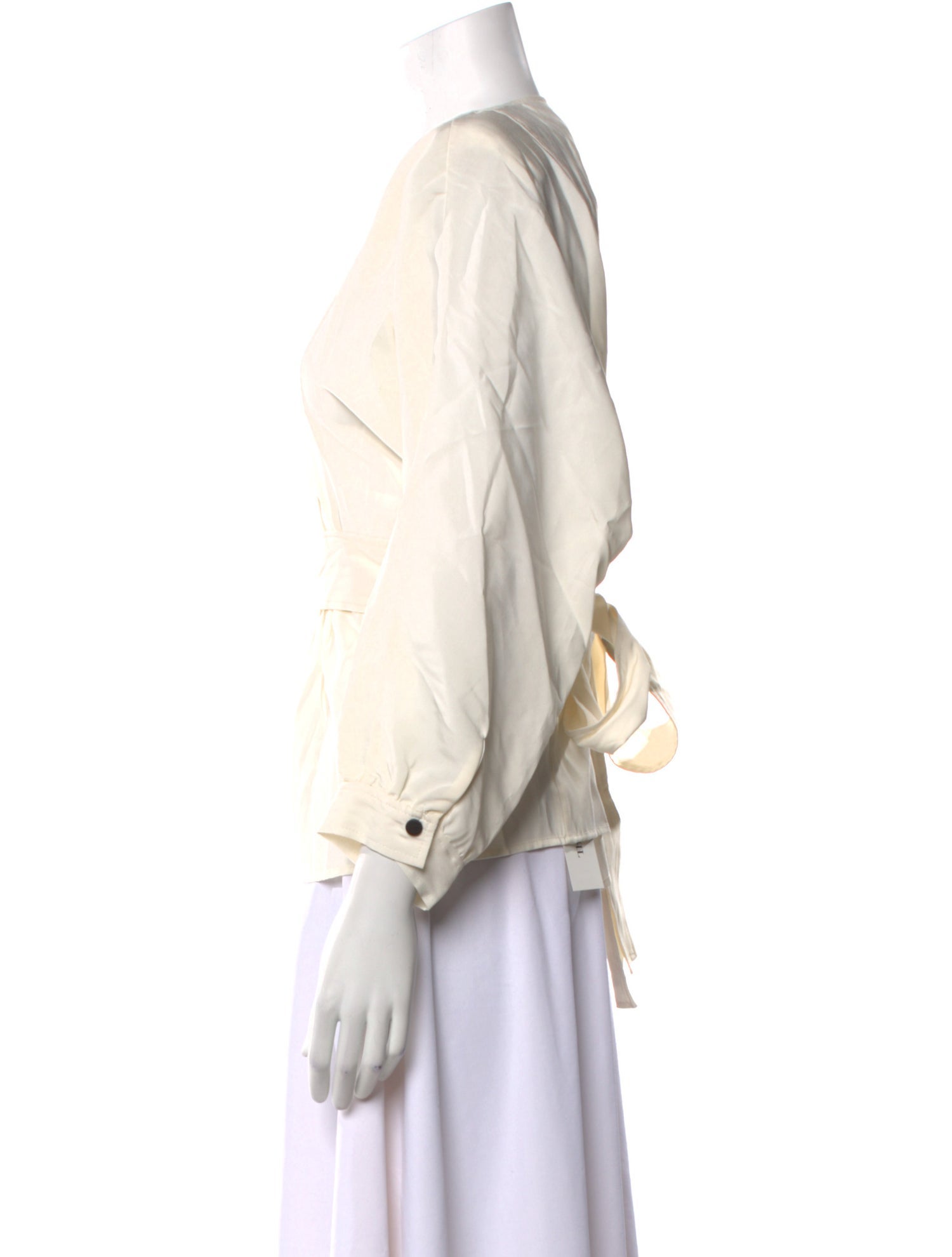 BA&SH V-Neck Three-Quarter Sleeve Blouse w/ Tags