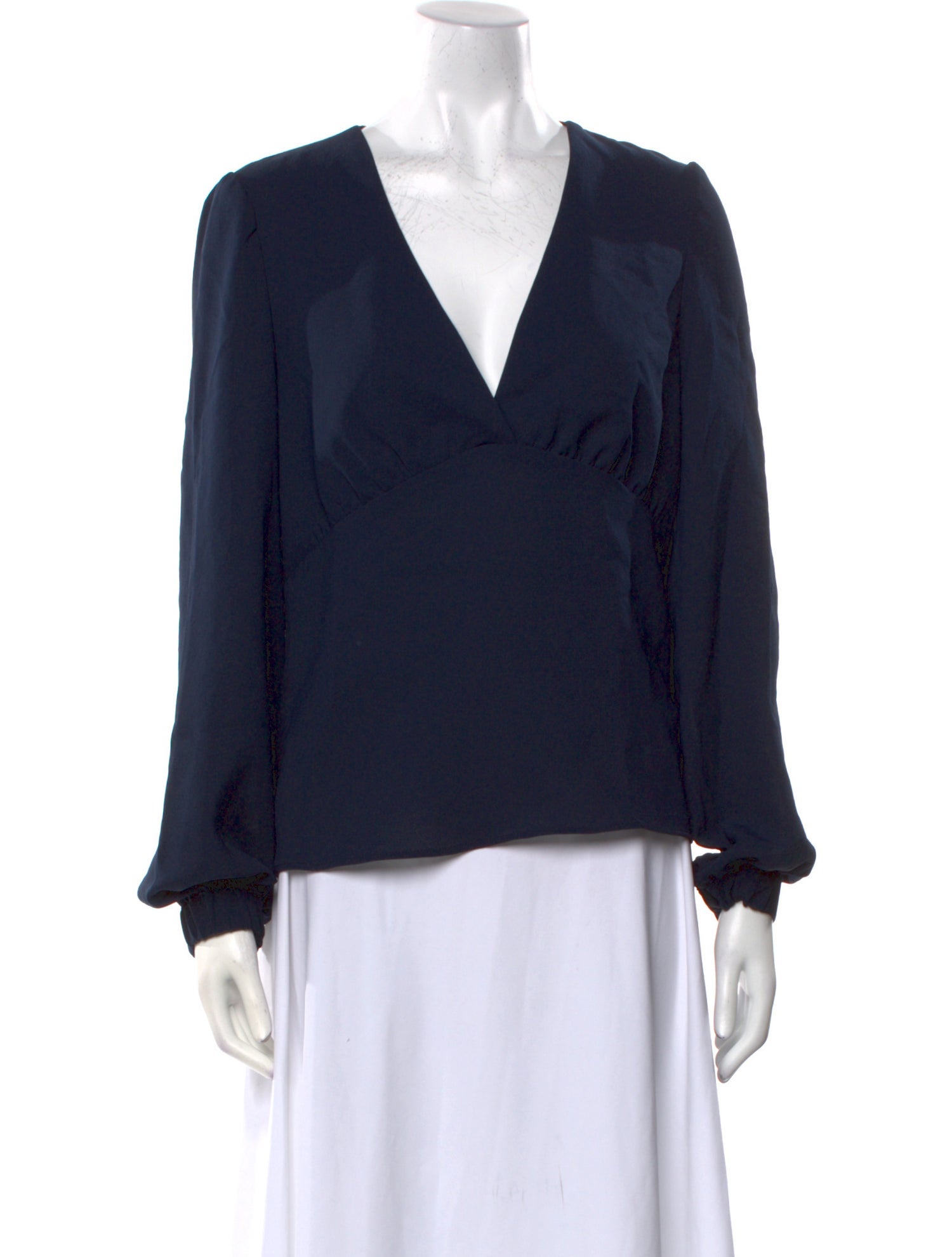 BA&SH V-Neck Long Sleeve Blouse w/ Tags