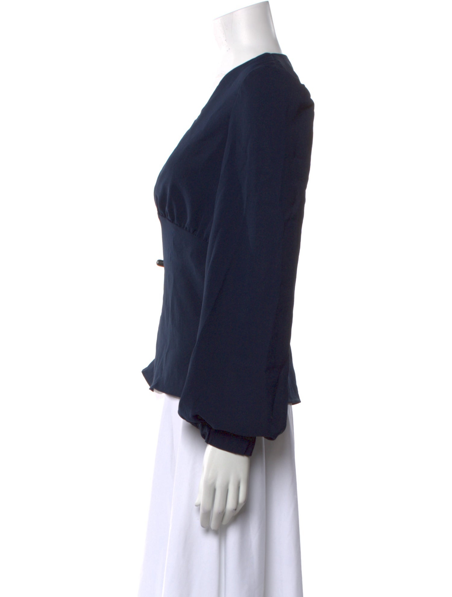BA&SH V-Neck Long Sleeve Blouse w/ Tags