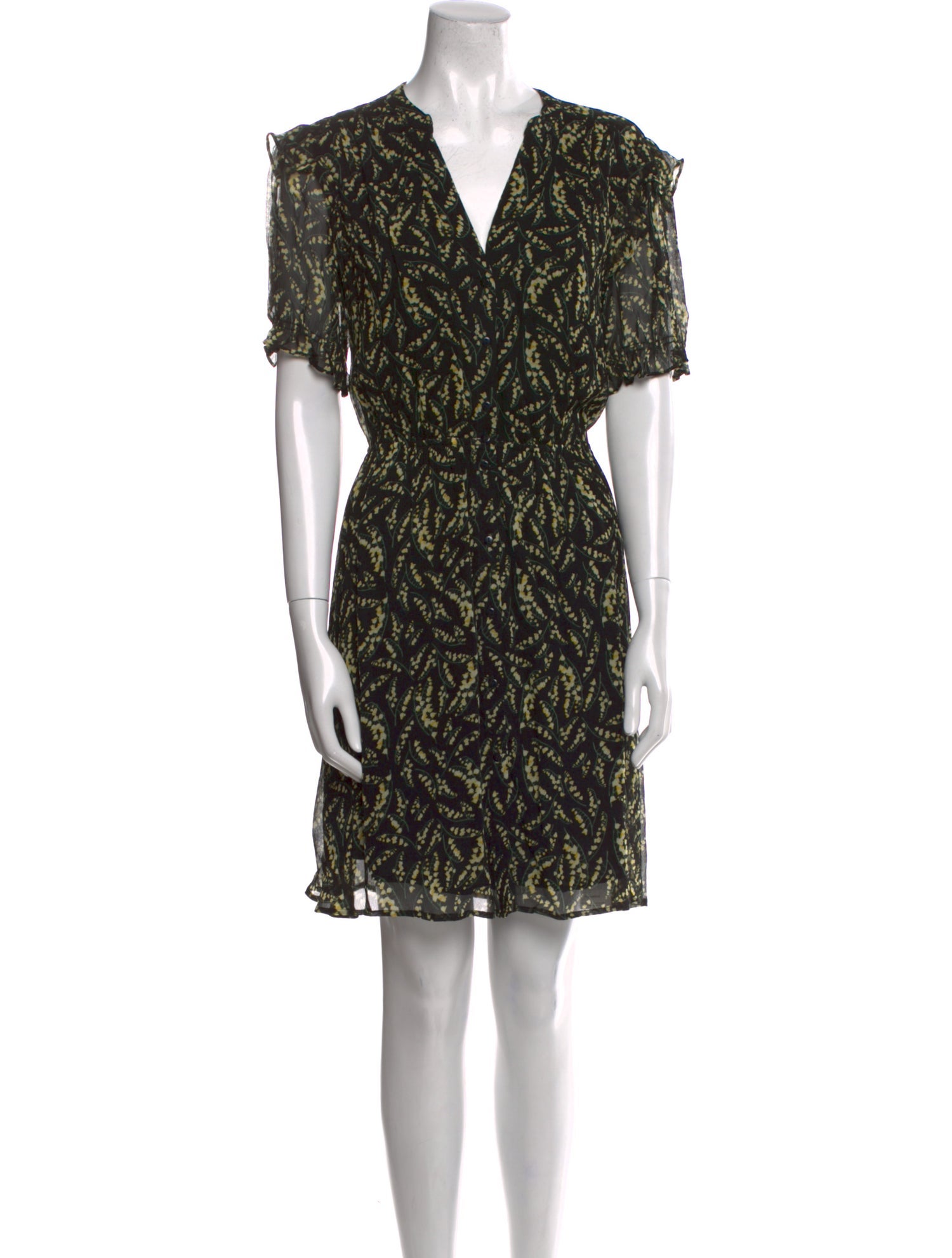 BA&SH Printed Mini Dress