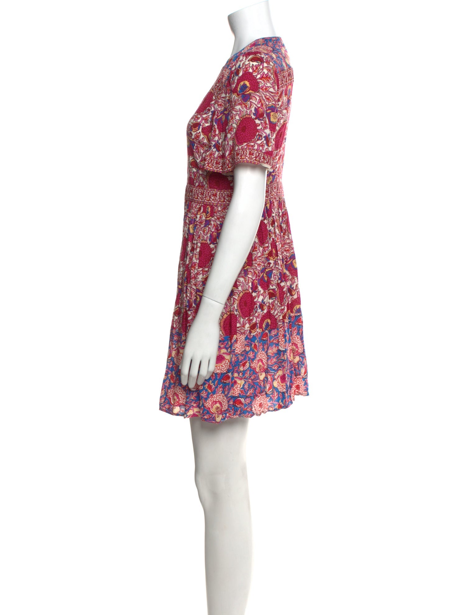 BA&SH Floral Print Mini Dress