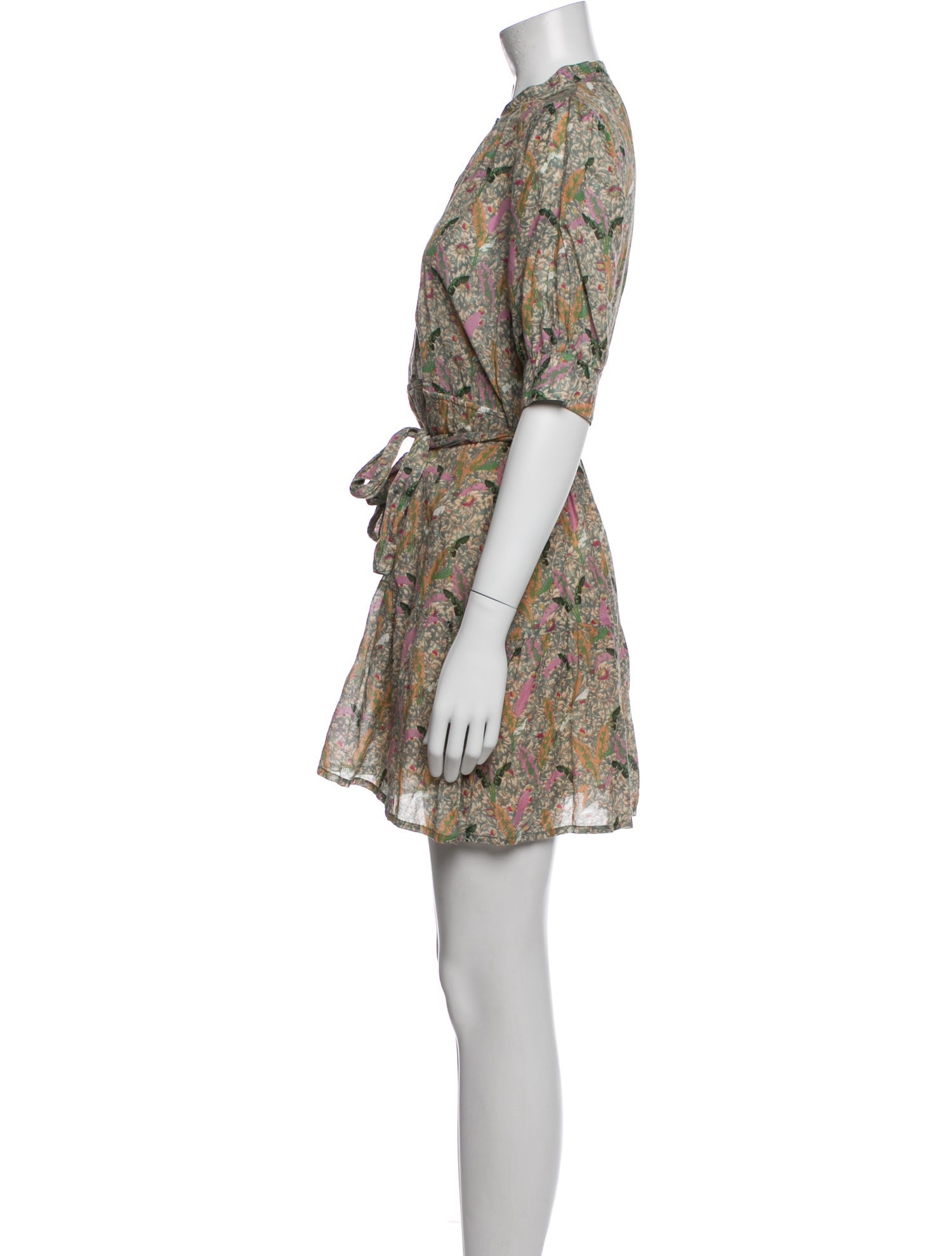 BA&SH Floral Print Mini Dress