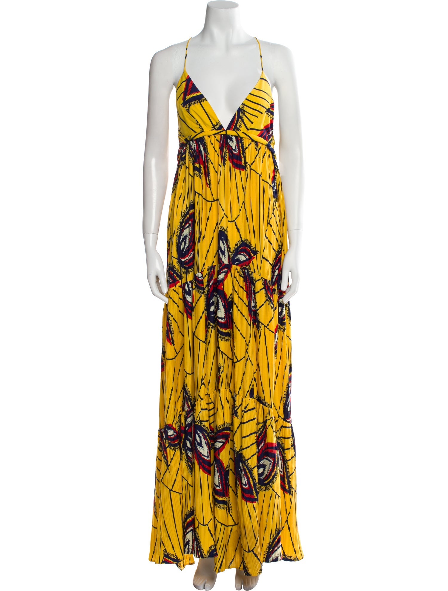 BA&SH Printed Long Dress