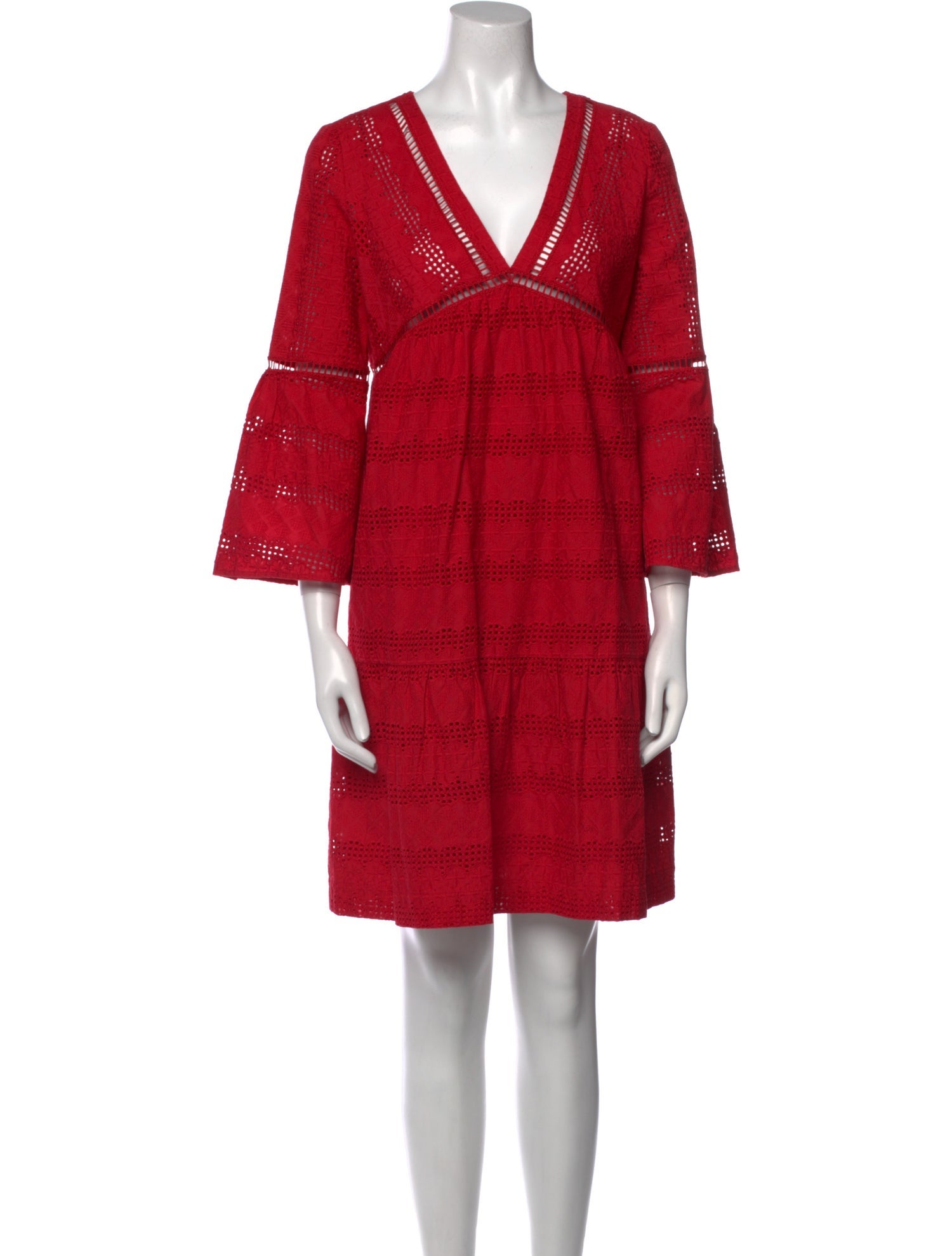 BA&SH V-Neck Mini Dress