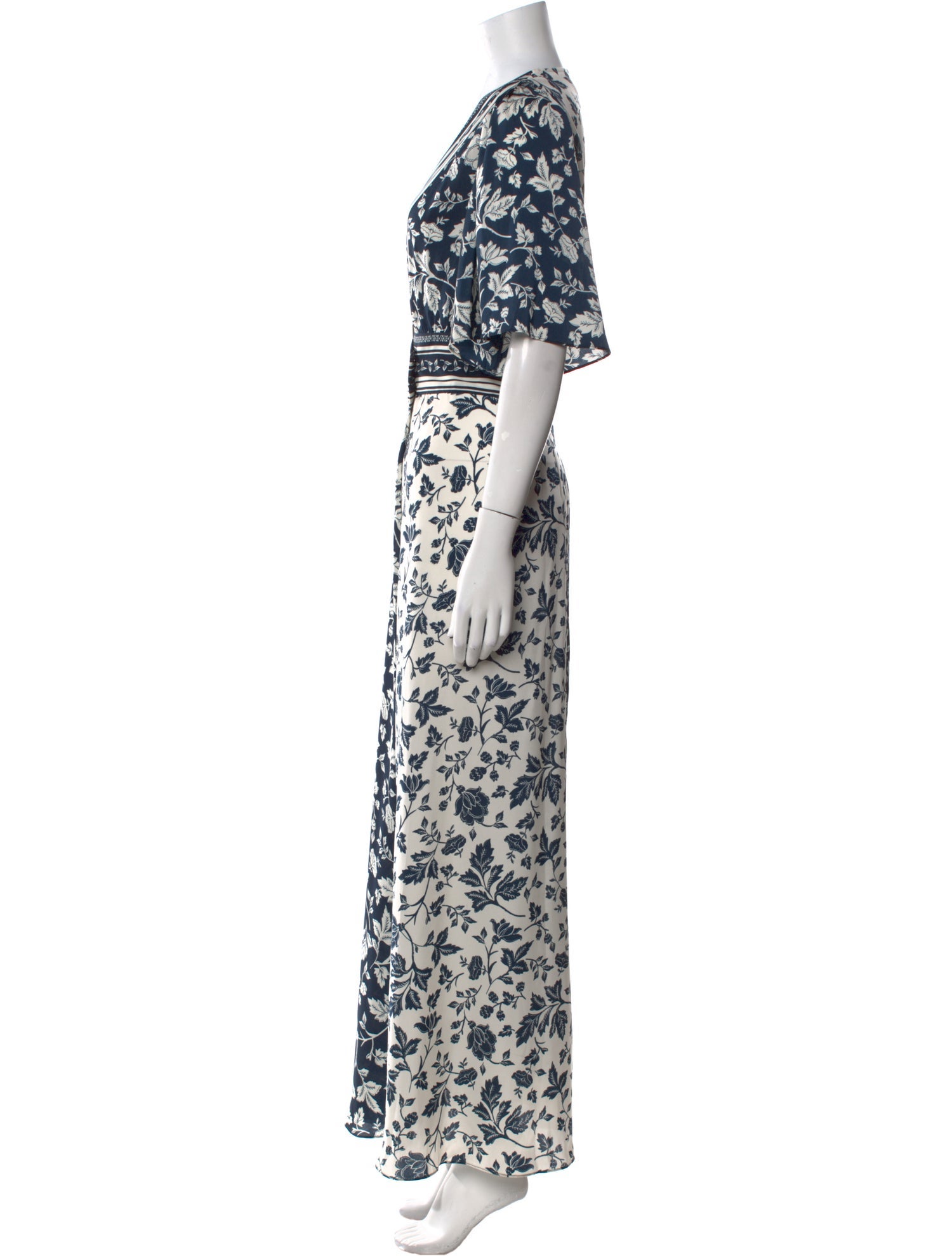 BA&SH Printed Long Dress