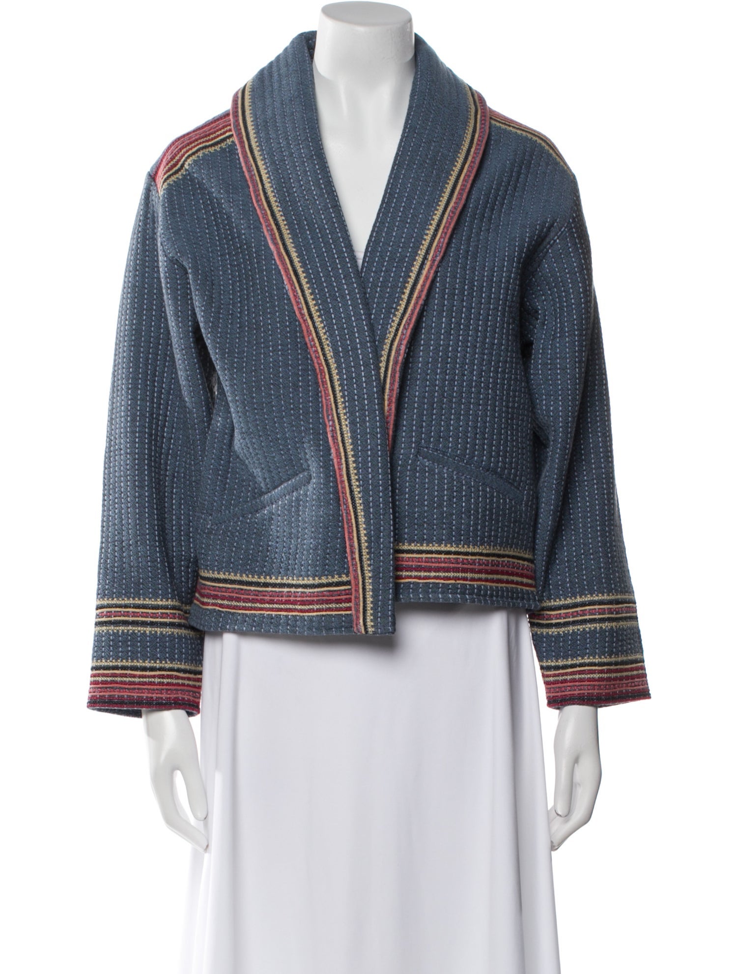 BA&SH Plaid Print Jacket