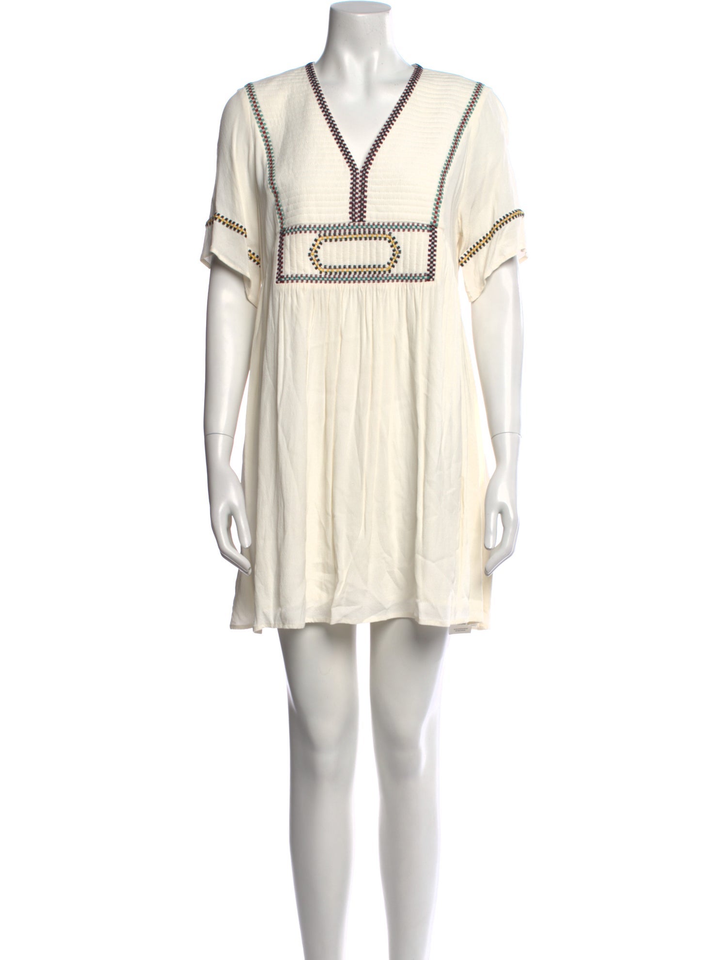 BA&SH V-Neck Mini Dress