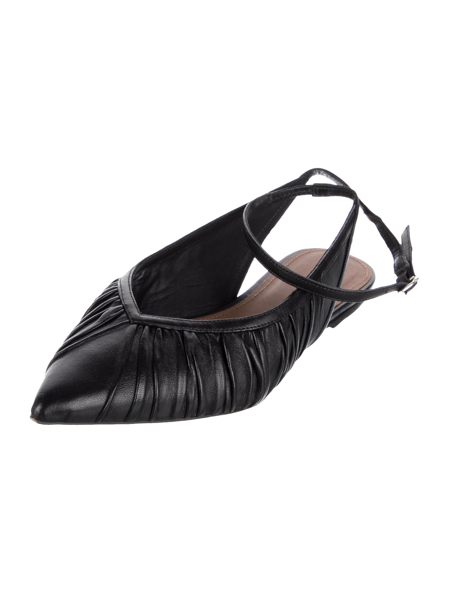 BA&SH Leather Slingback Flats