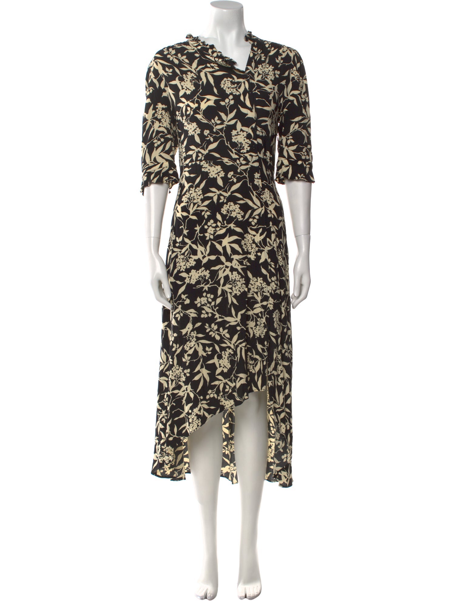 BA&SH Printed Long Dress