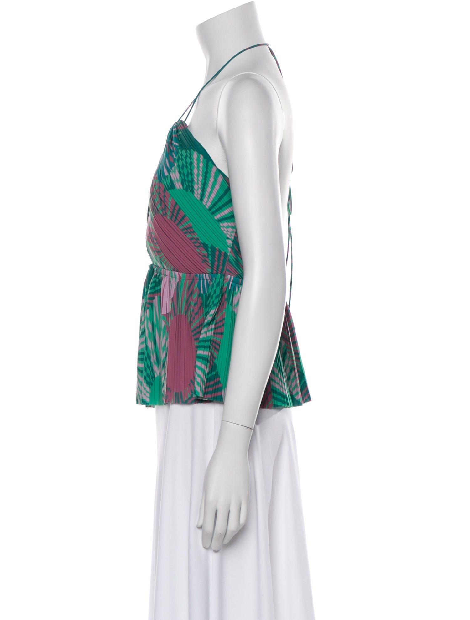 BA&SH Printed Halterneck Blouse