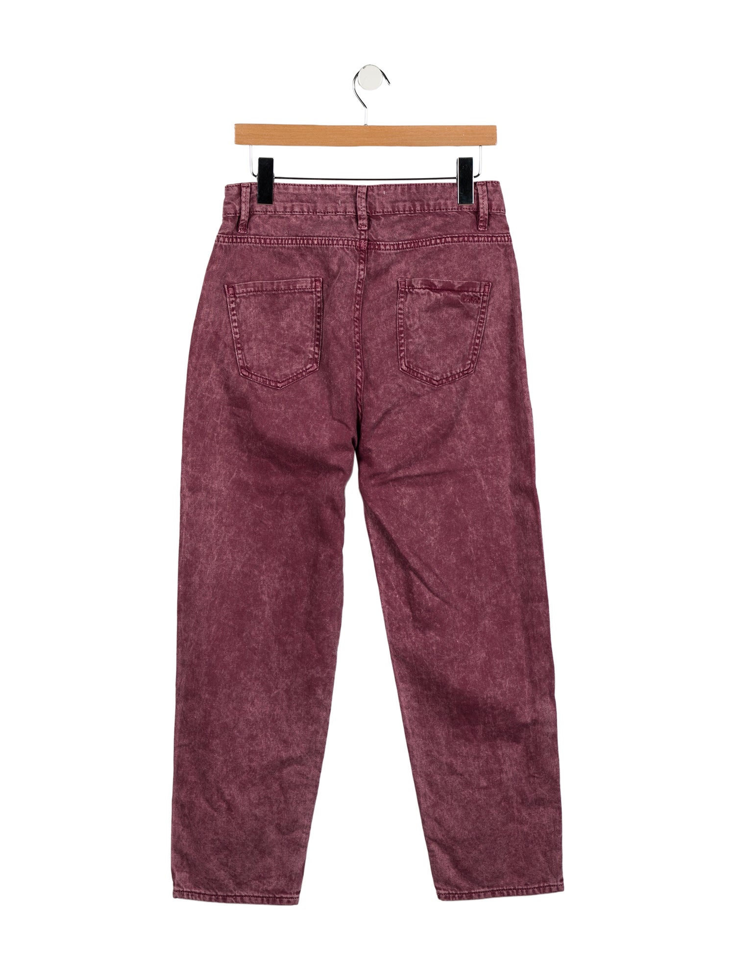 BA&SH High-Rise Straight Leg Jeans