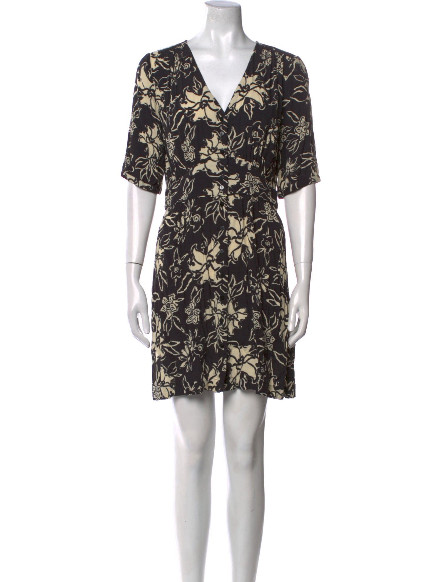 BA&SH Printed Mini Dress