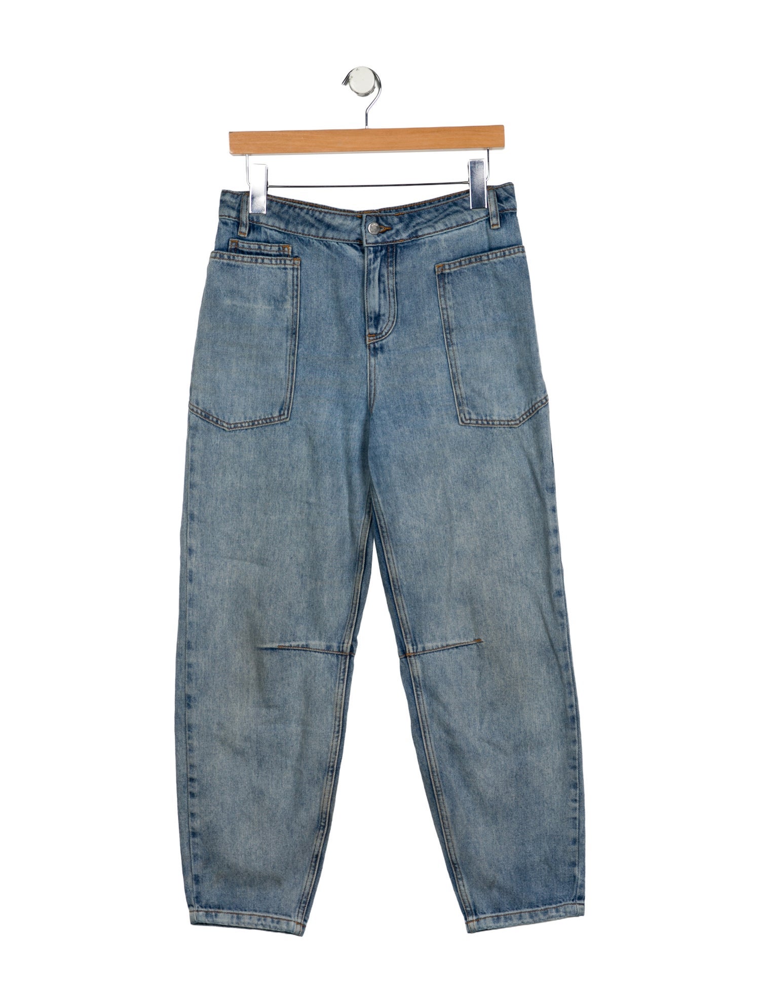 BA&SH Mid-Rise Straight Leg Jeans