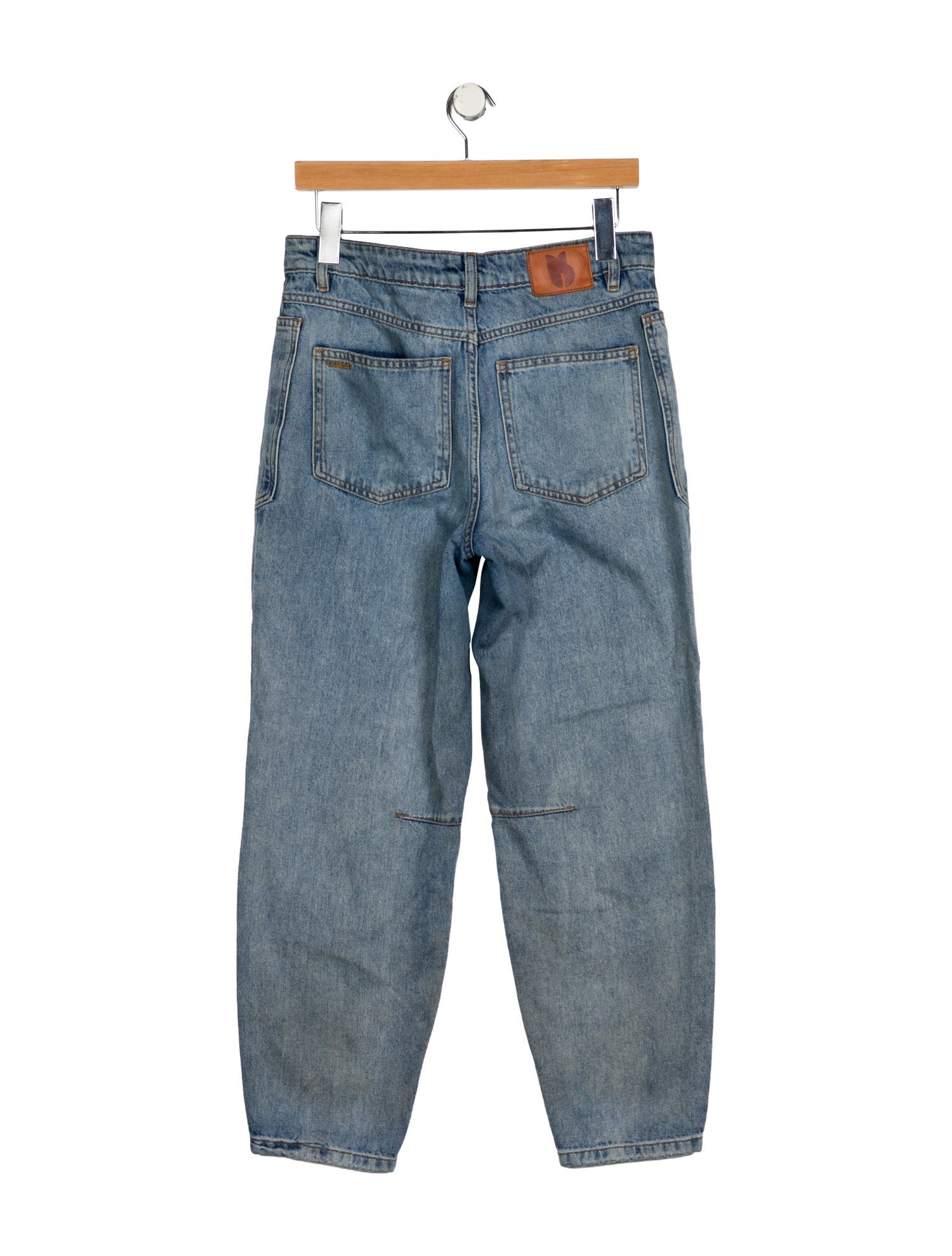 BA&SH Mid-Rise Straight Leg Jeans