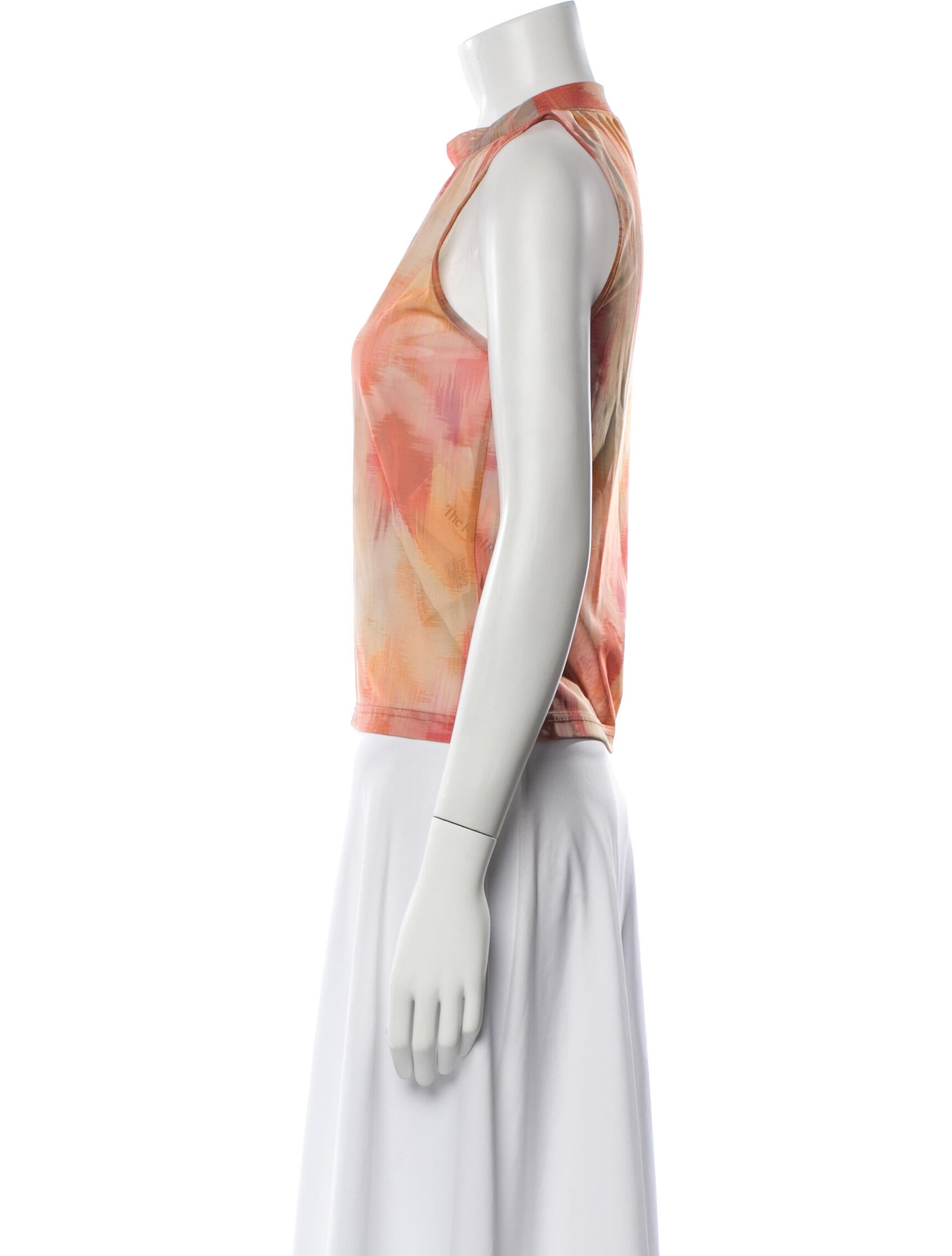 BA&SH Tie-Dye Print Crew Neck Top