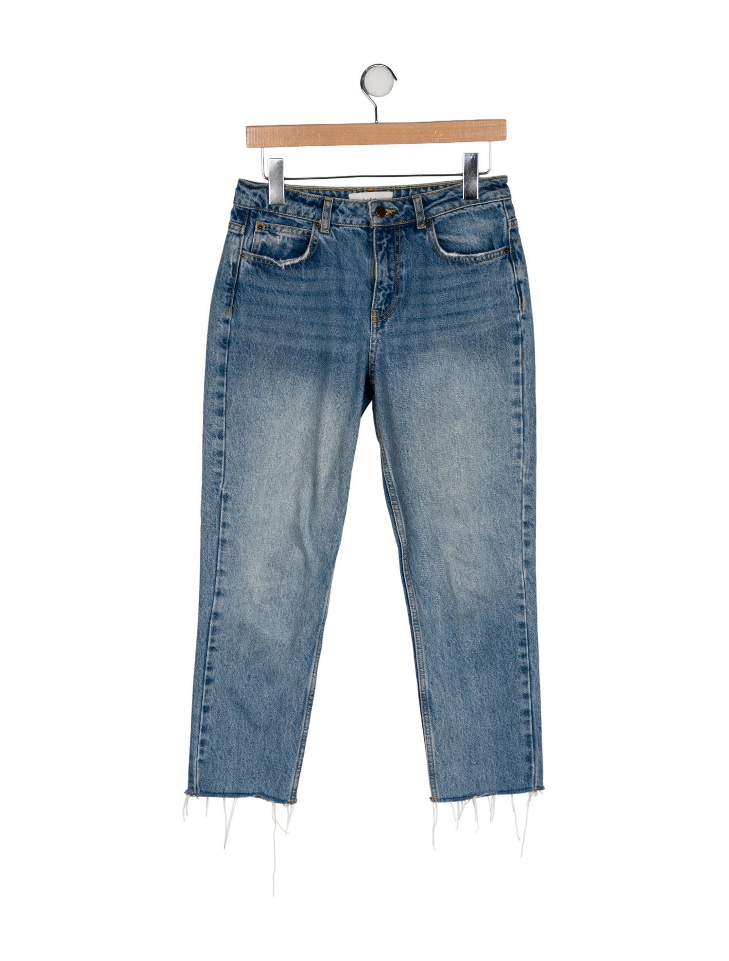 BA&SH Mid-Rise Straight Leg Jeans