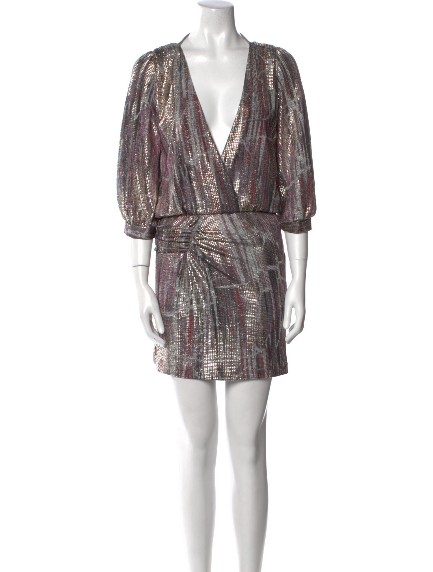 BA&SH Printed Mini Dress