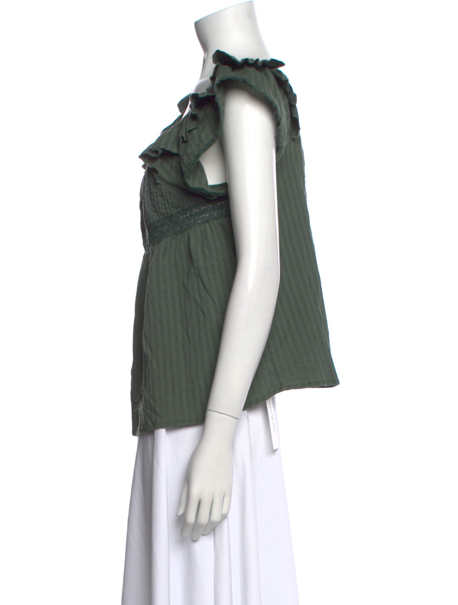 BA&SH Square Neckline Short Sleeve Blouse